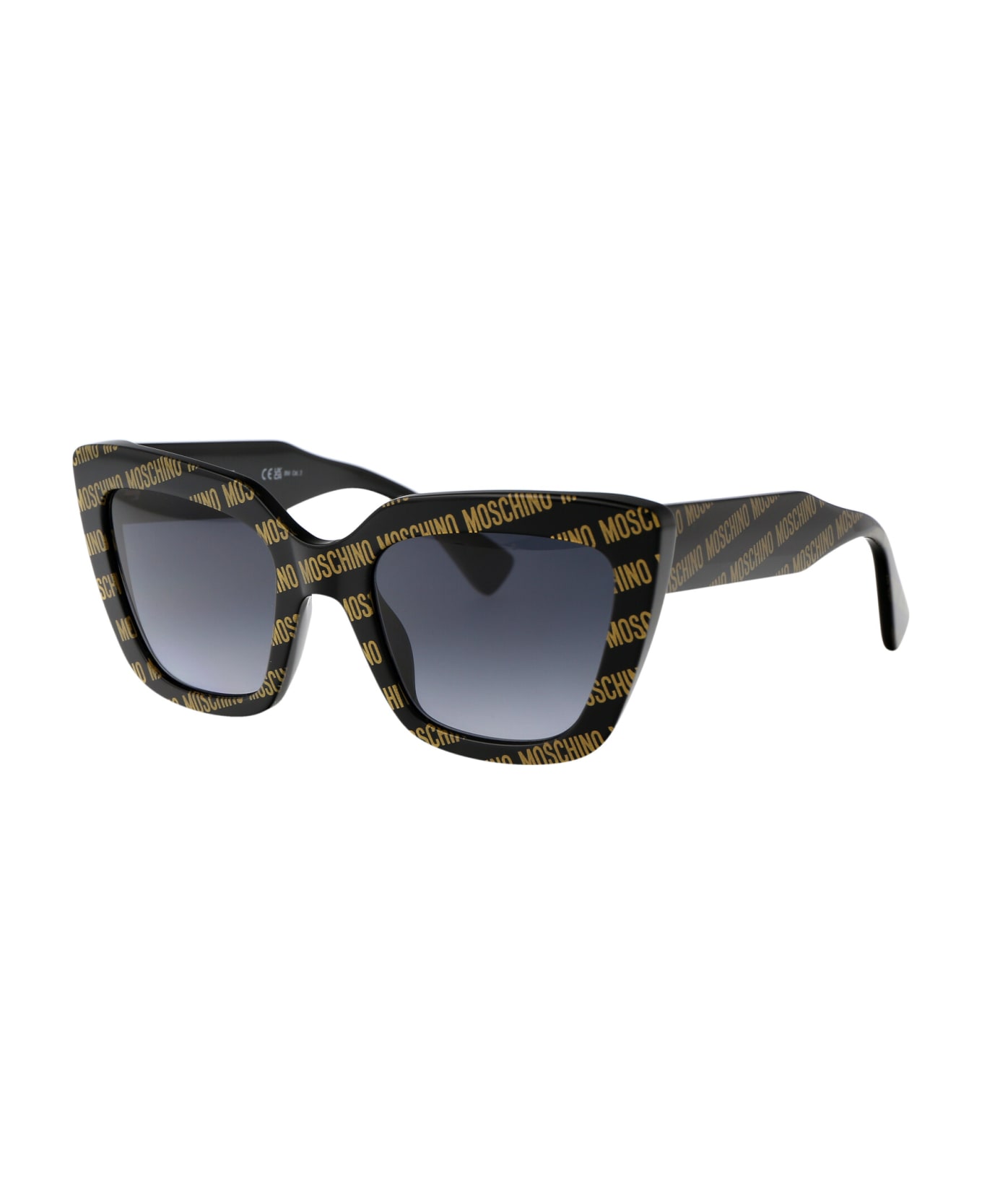 Moschino Eyewear Mos148/s Sunglasses - 7RM9O PATTERN NERO