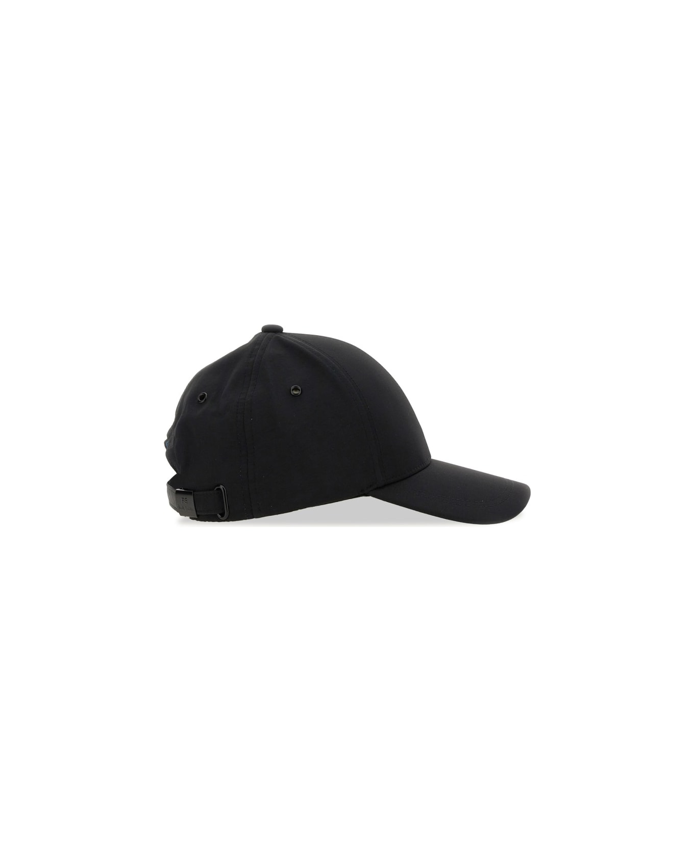 PS by Paul Smith Baseball Hat With Logo - BLACK