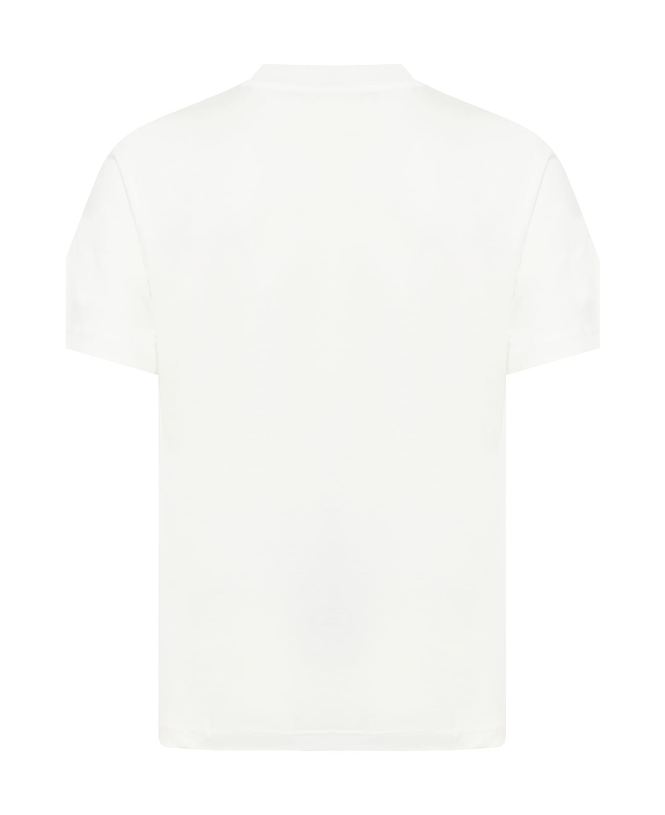 Sunnei Classic T-shirt ``cuori Di Pietra`` - Off White Ppt シャツ