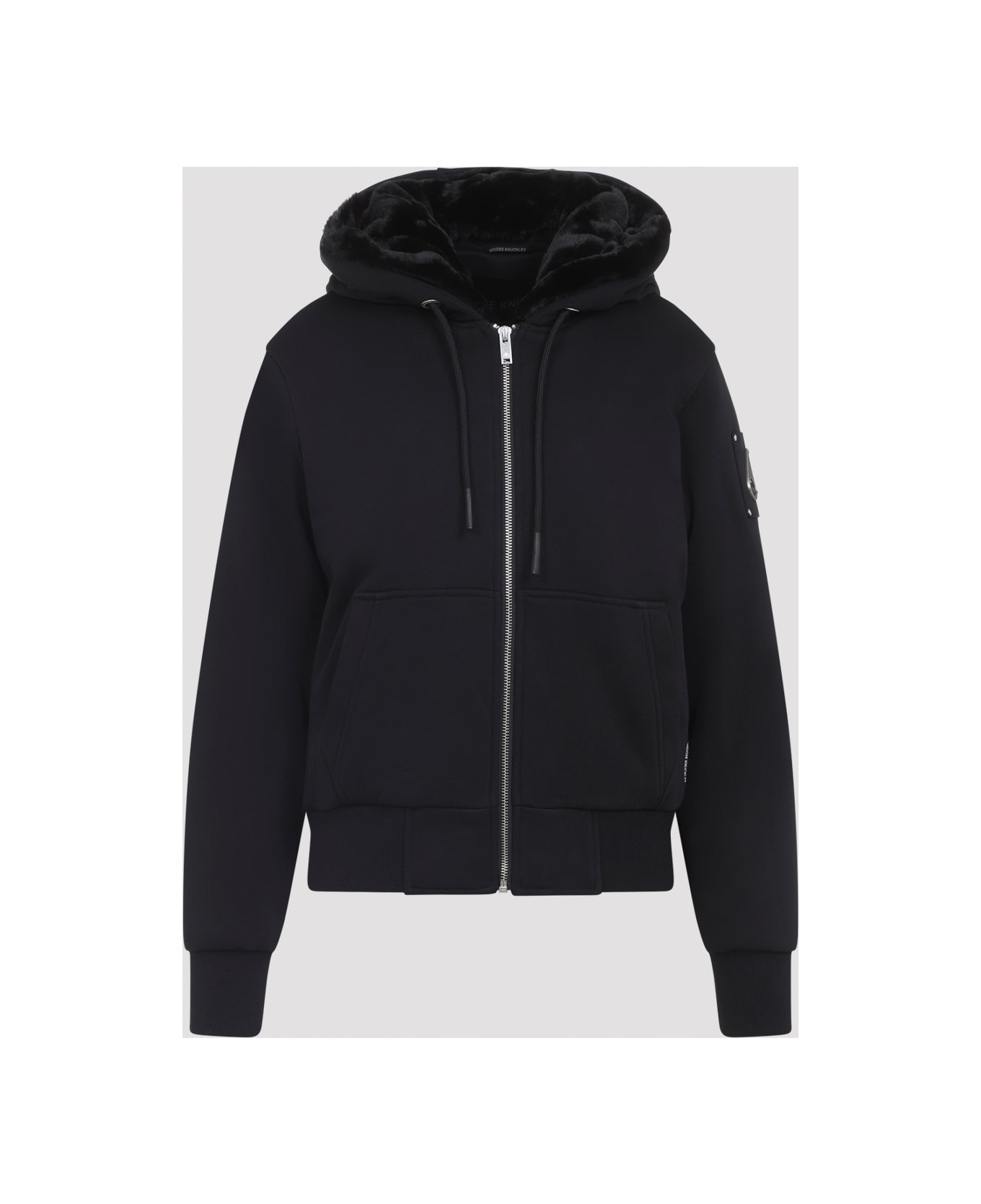 Moose Knuckles Madison Bunny Gold Jacket - Black Black ダウンジャケット