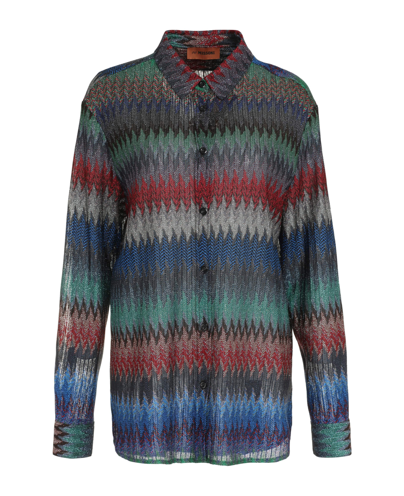 Missoni Chevron Knit Shirt - Multicolor
