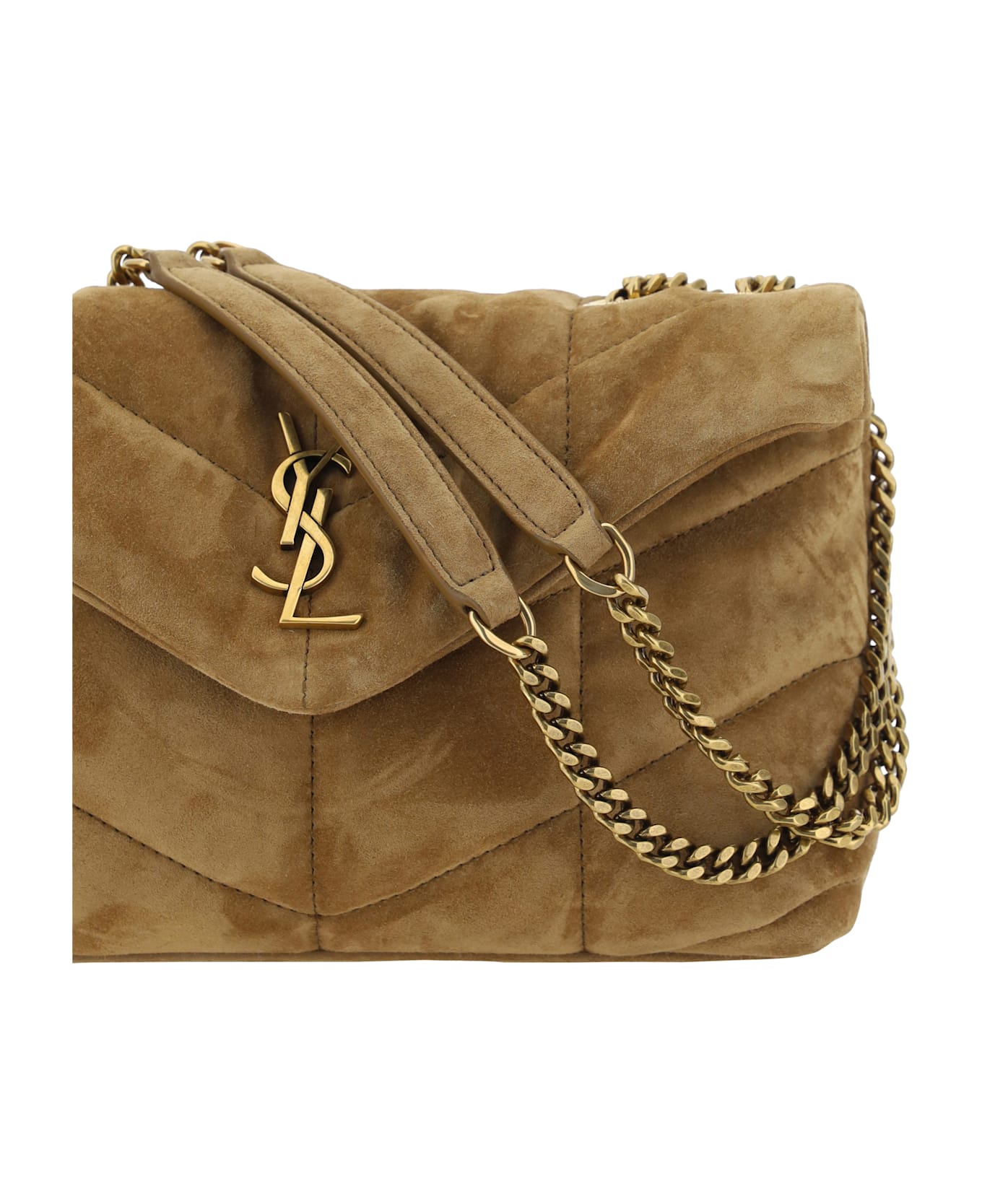 Saint Laurent Mini Shoulder Bag - Golden Leaf