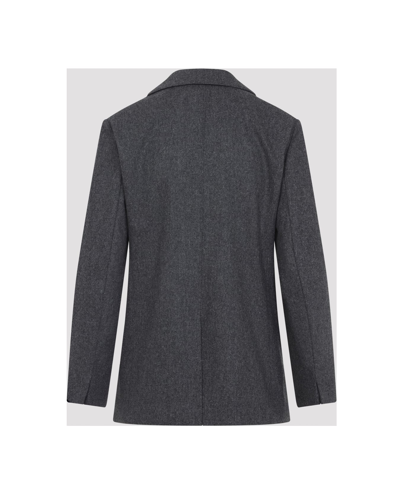 
S Max Mara Lena Flanell Jacket - Grigio Medio New