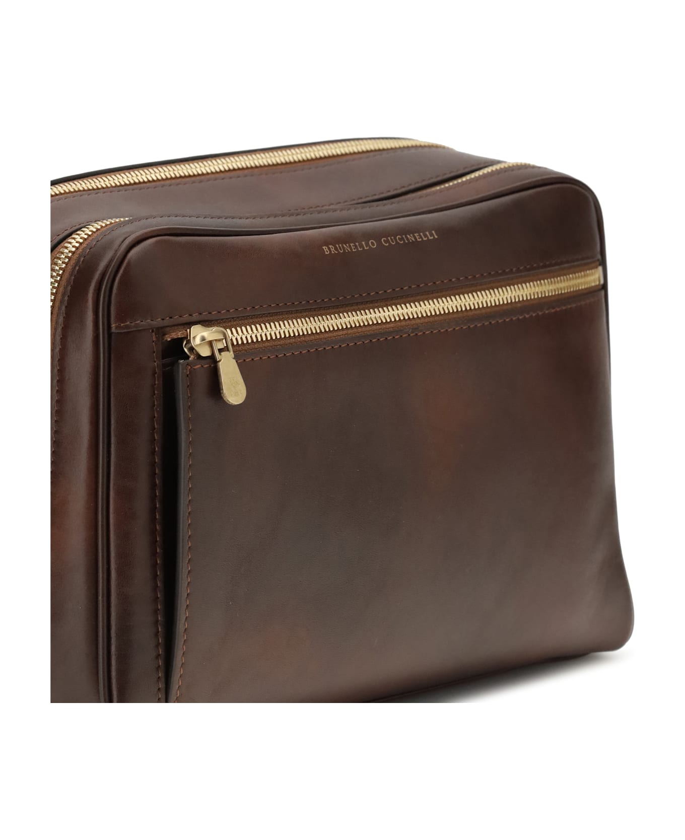 Brunello Cucinelli Leather Beauty Case