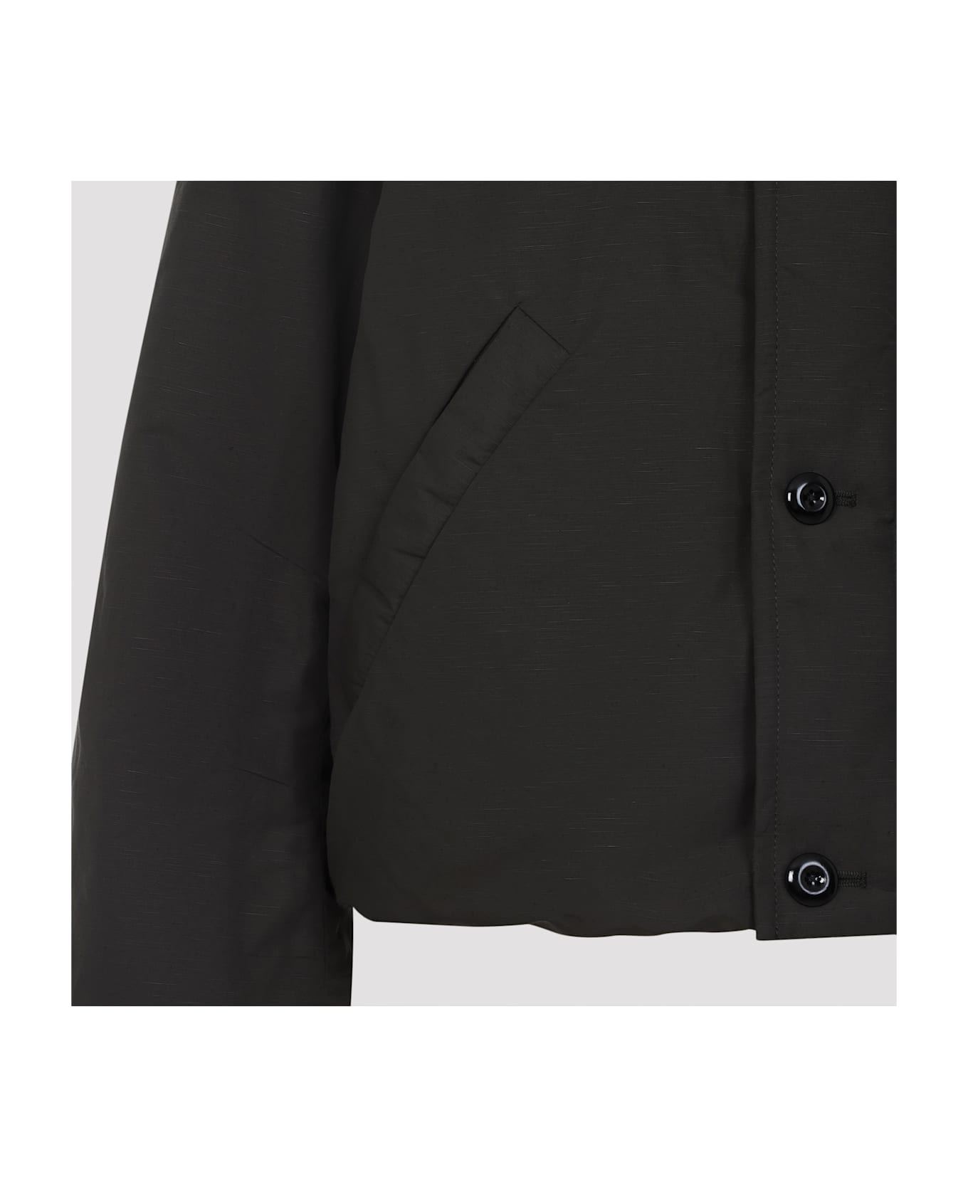 Lemaire Short Puffer Blouson - Dark Espresso