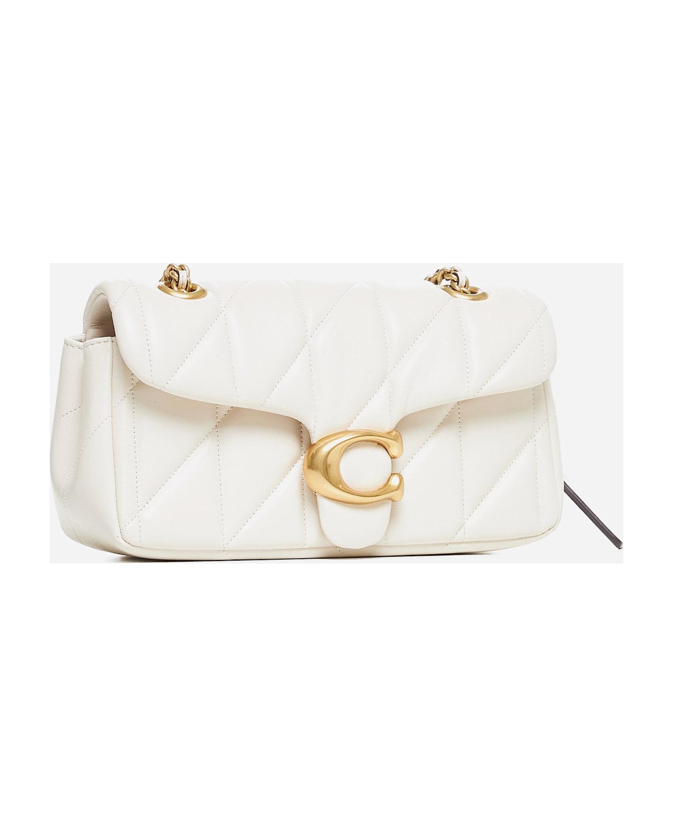 Coach Tabby 20 Nappa Leather Shoulder Bag - White