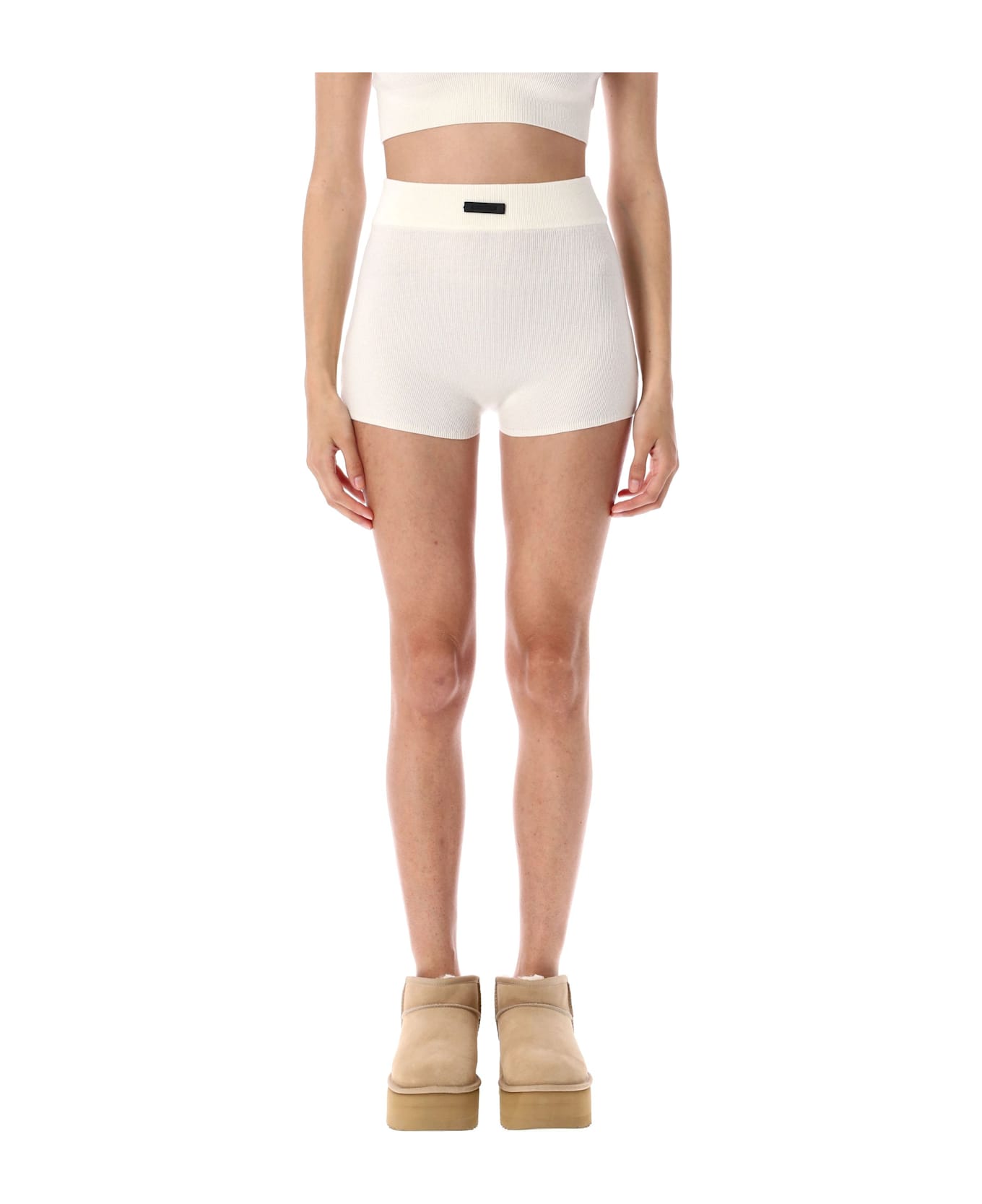 Fear of God Knit Boxer Short - CLOUD WHITE