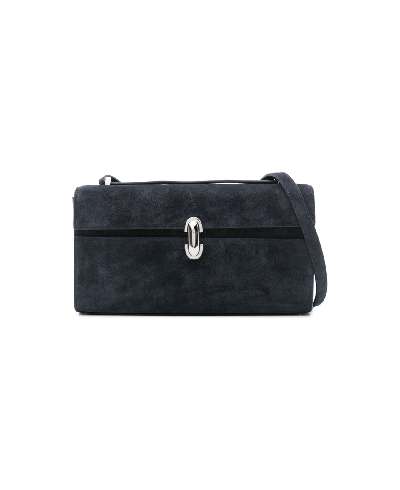 Savette Symmetry 26 In Suede - Navy