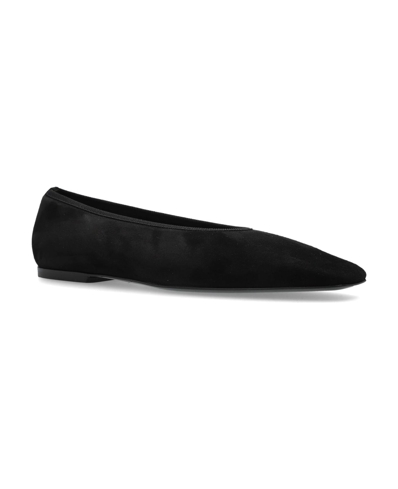 Totême Toteme Velvet Ballerinas - Black