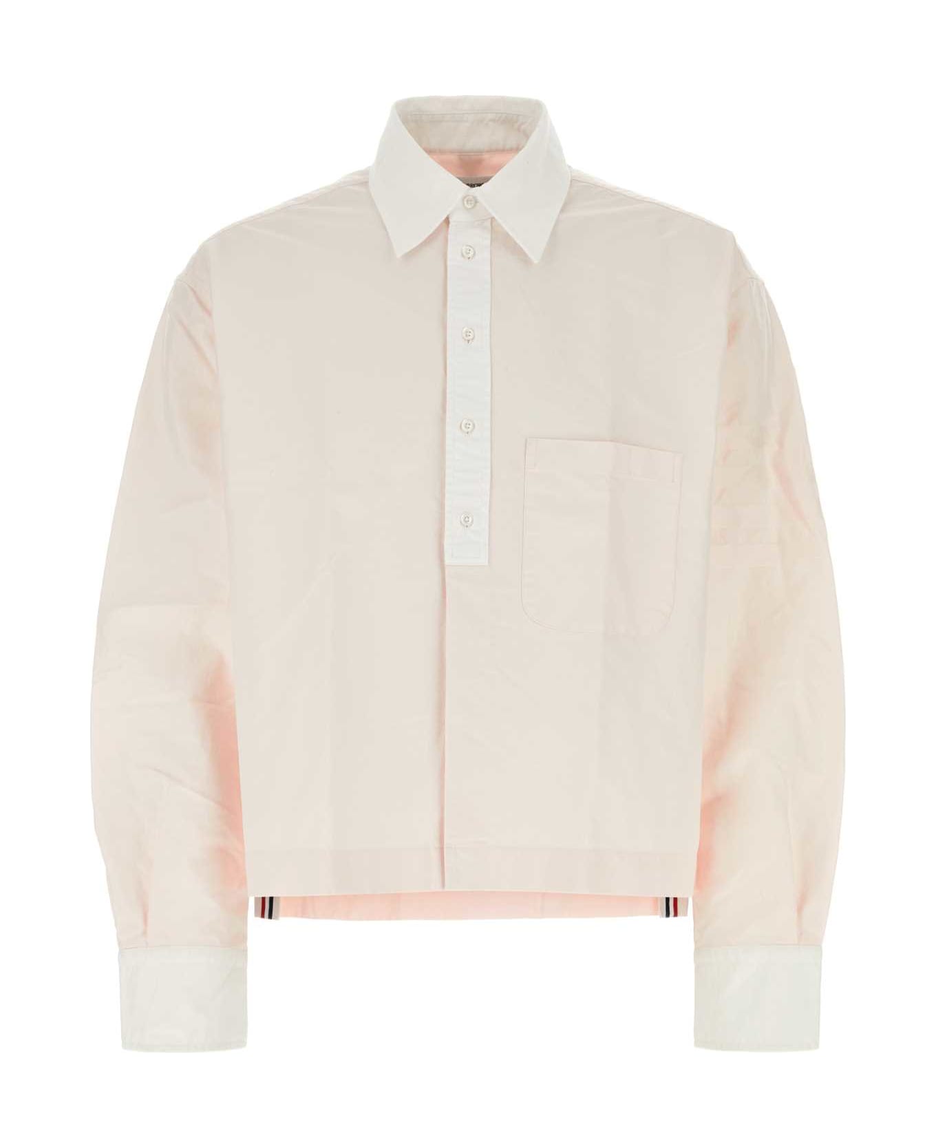 Thom Browne Pastel Pink Oxford Shirt - LTPINK