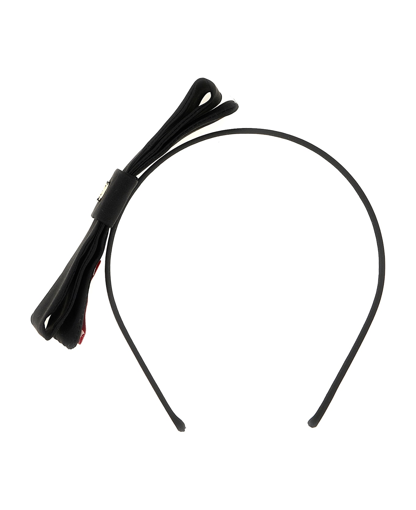 Valentino Garavani Vlogo Signature Headband - Black  