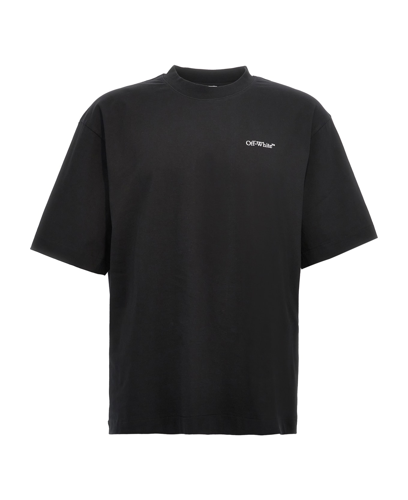 Off-White 'windy Arrow Skate' T-shirt - BLACK - WHITE