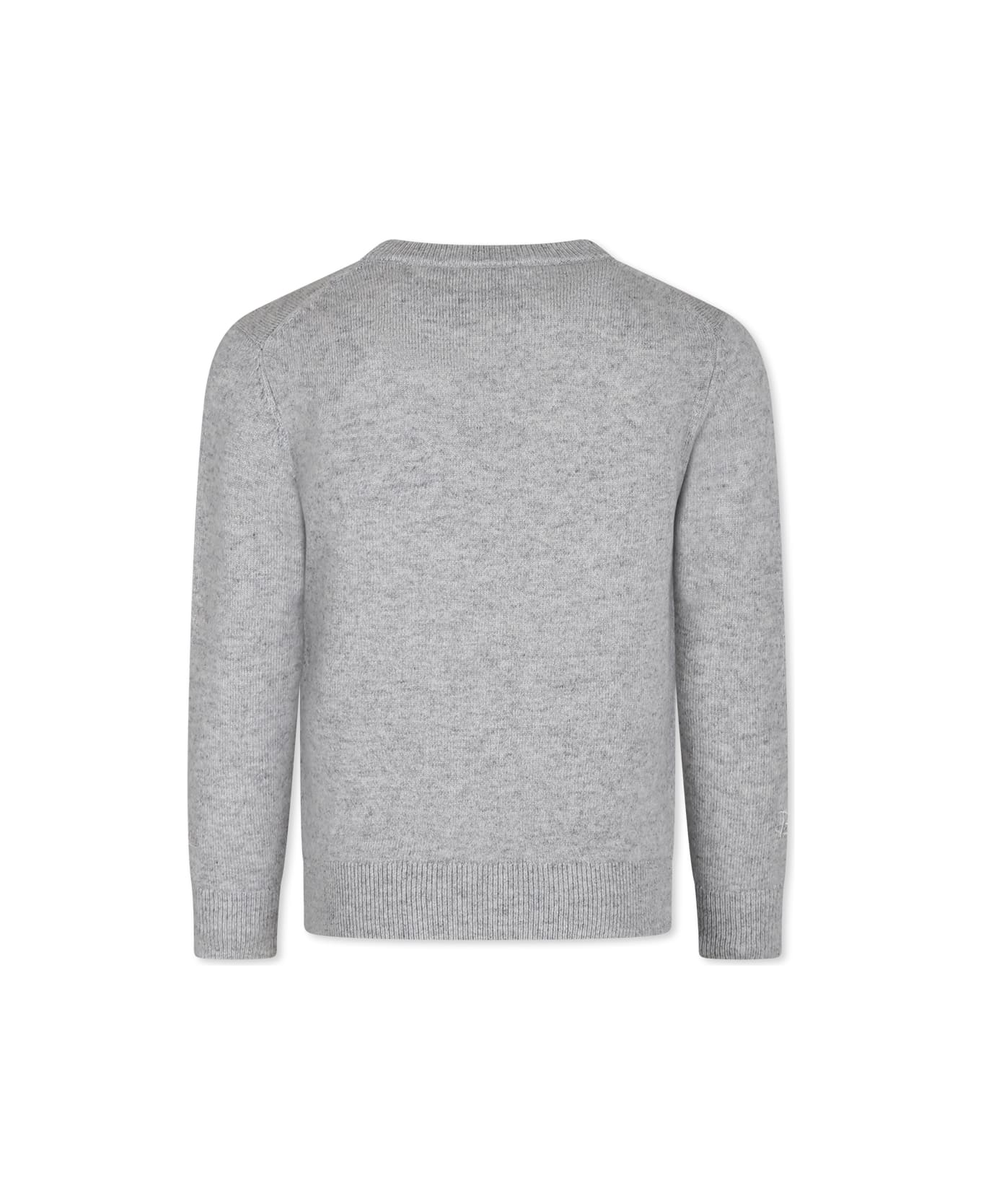 MC2 Saint Barth Grey Sweater For Boy With Mickey Mouse - Grey