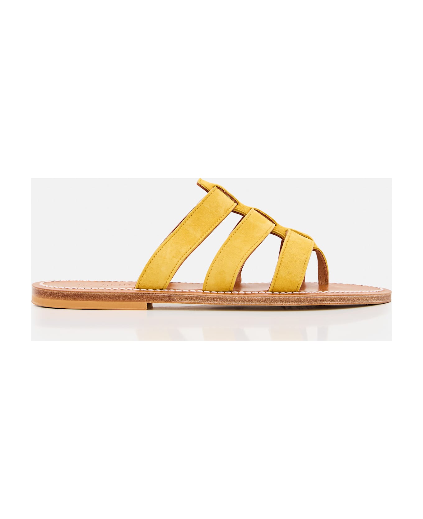 K.Jacques Dolon Leather Sandal - Yellow