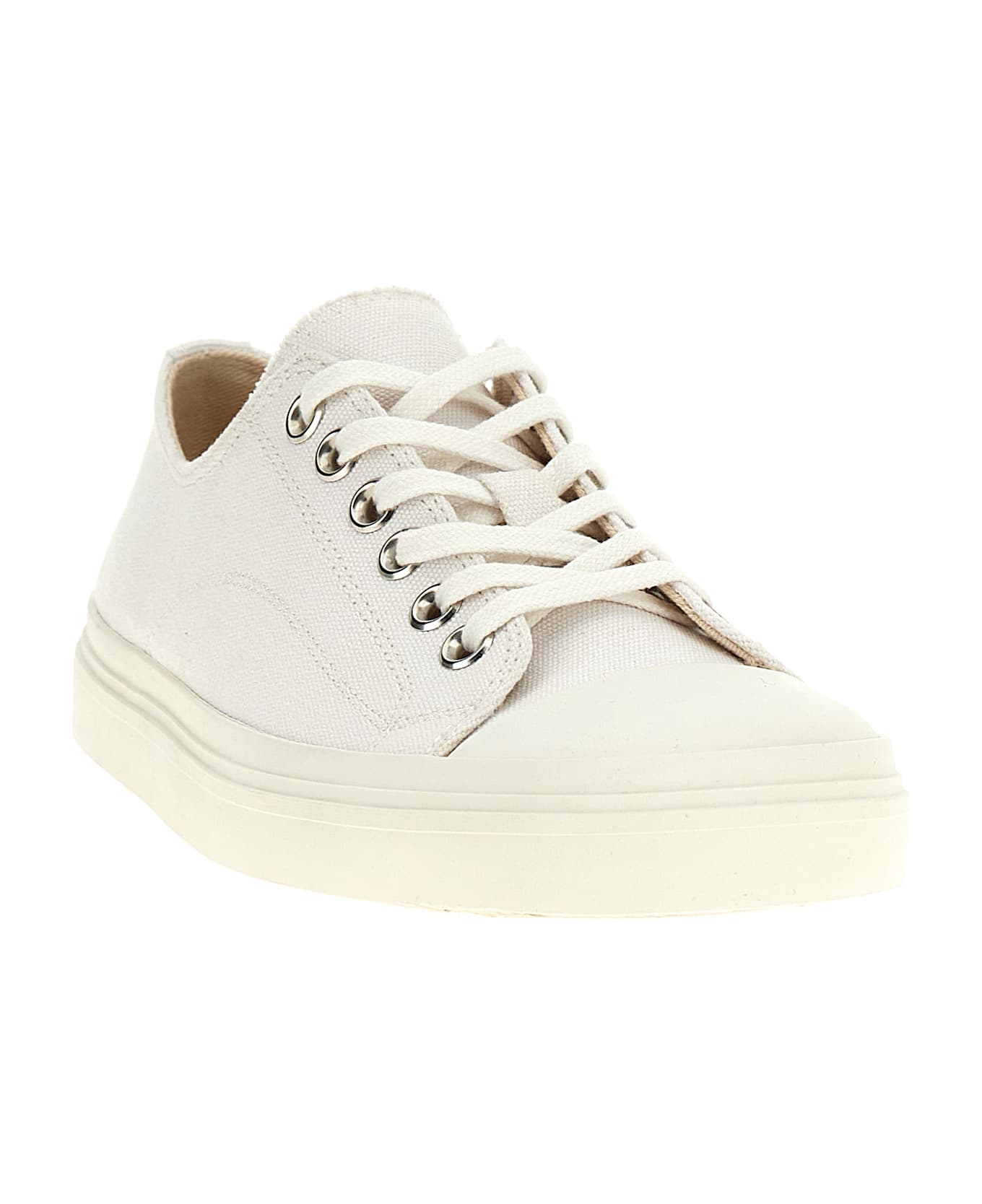 Moschino Canvas Sneakers - White