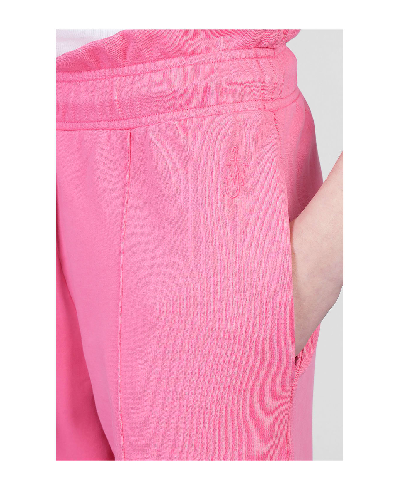 J.W. Anderson Pants In Rose-pink Cotton - rose-pink