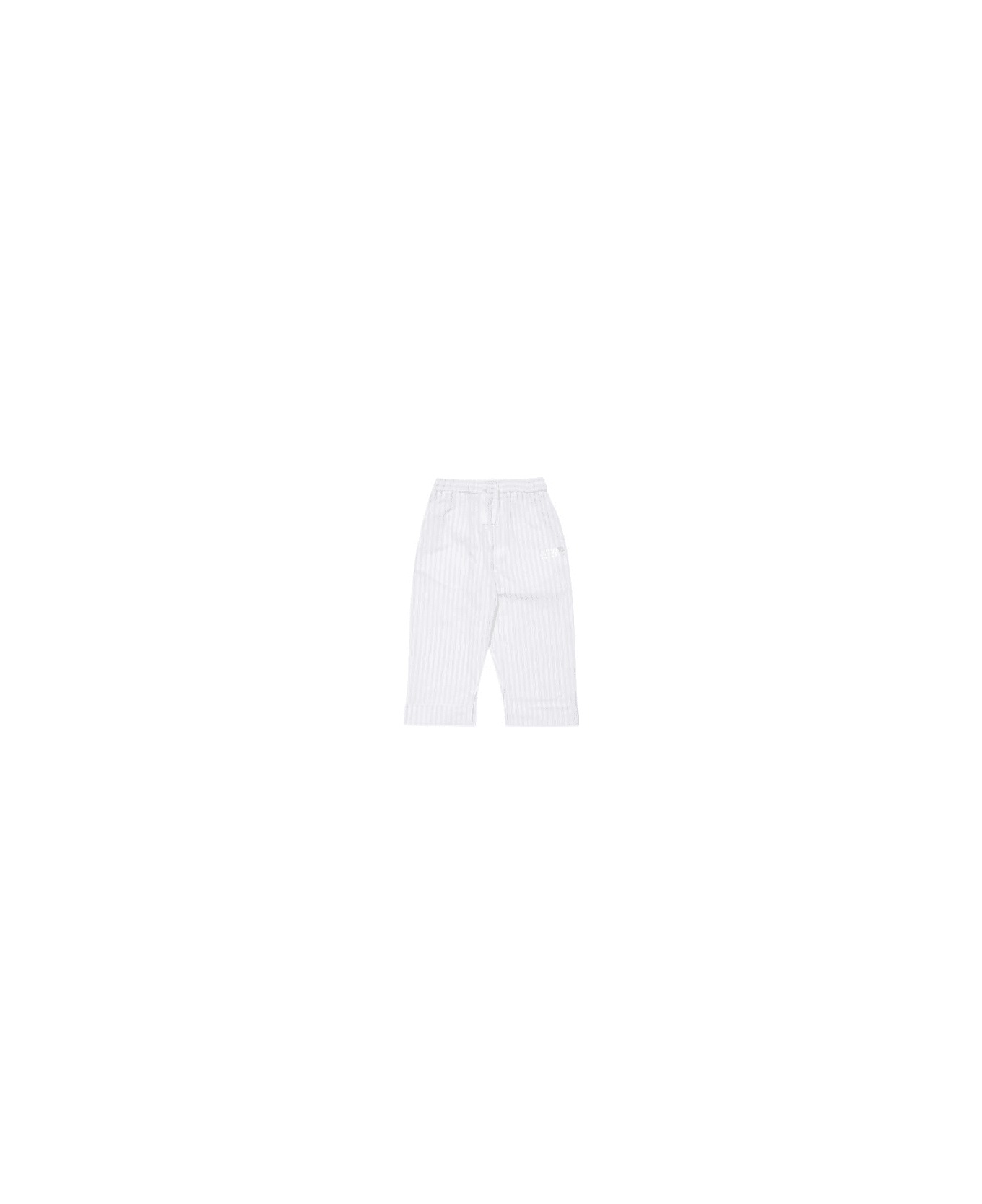 MM6 Maison Margiela Pantaloni Con Logo - White ボトムス