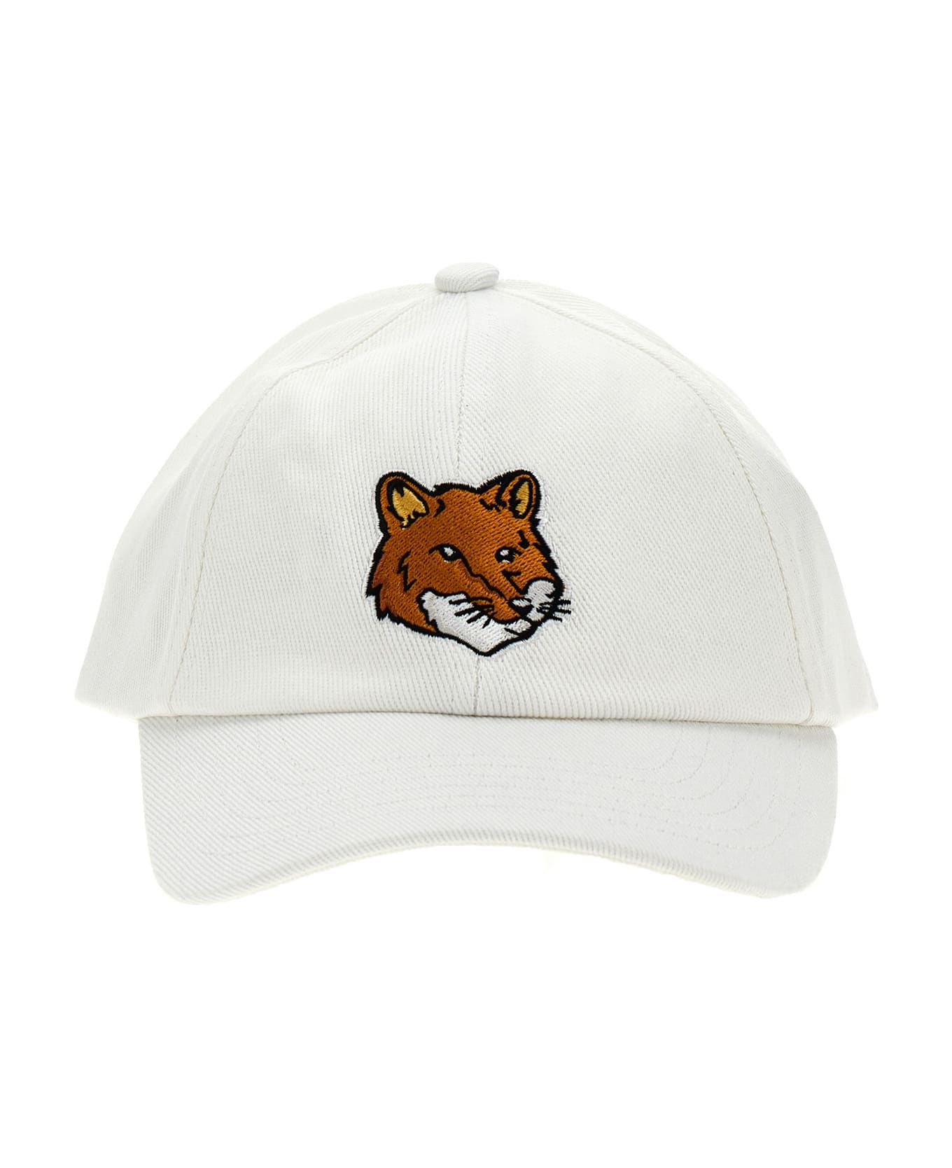 Maison Kitsuné 'fox Head' Cap - White 帽子