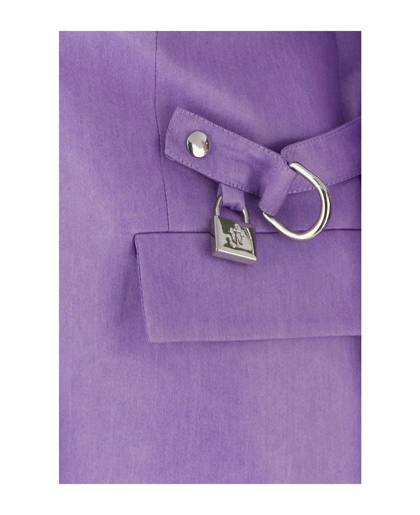 J.W. Anderson Light Purple Jacquard Blazer - PURPLE