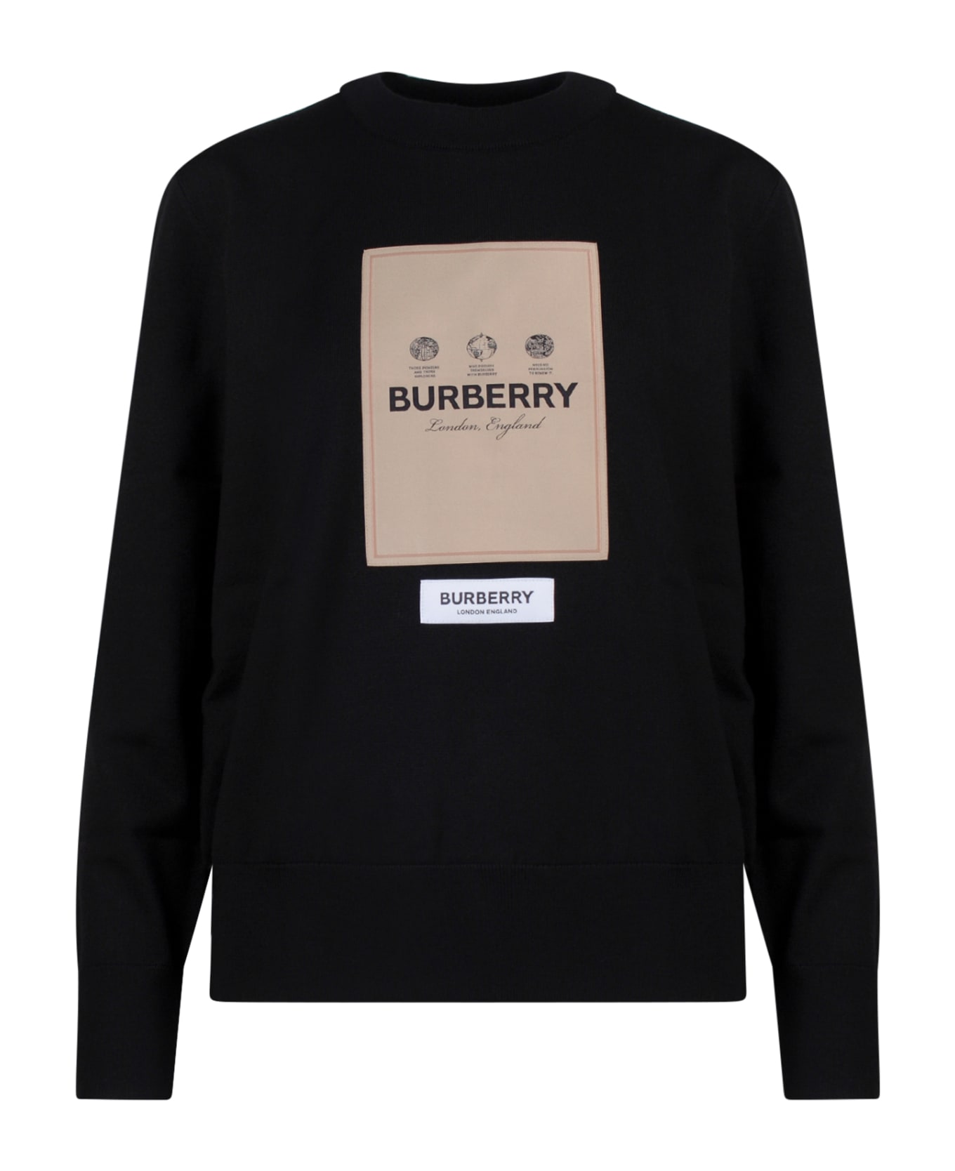 Burberry Sweater - BLACK フリース