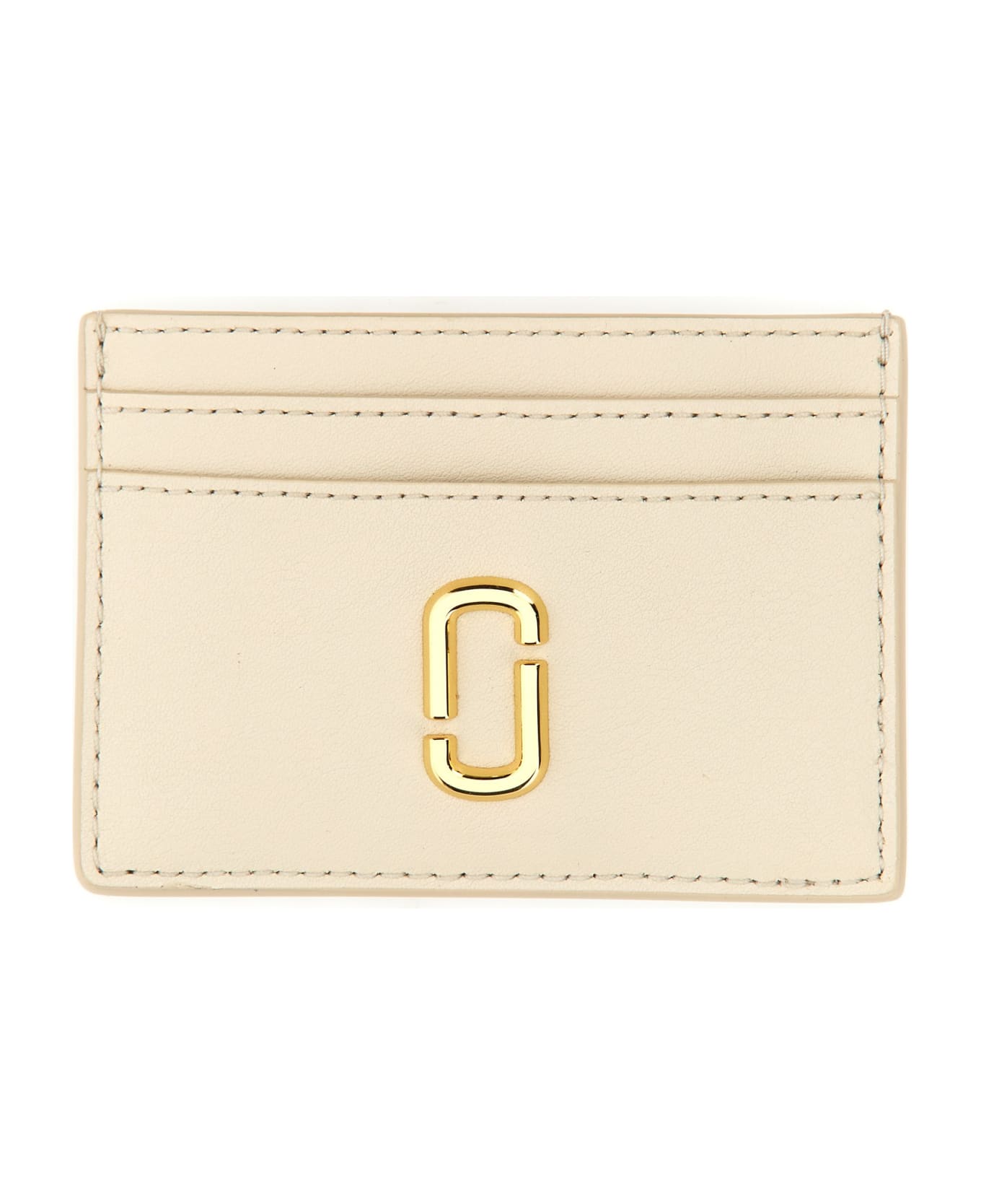 Marc Jacobs Card Holder With Logo - WHITE 財布