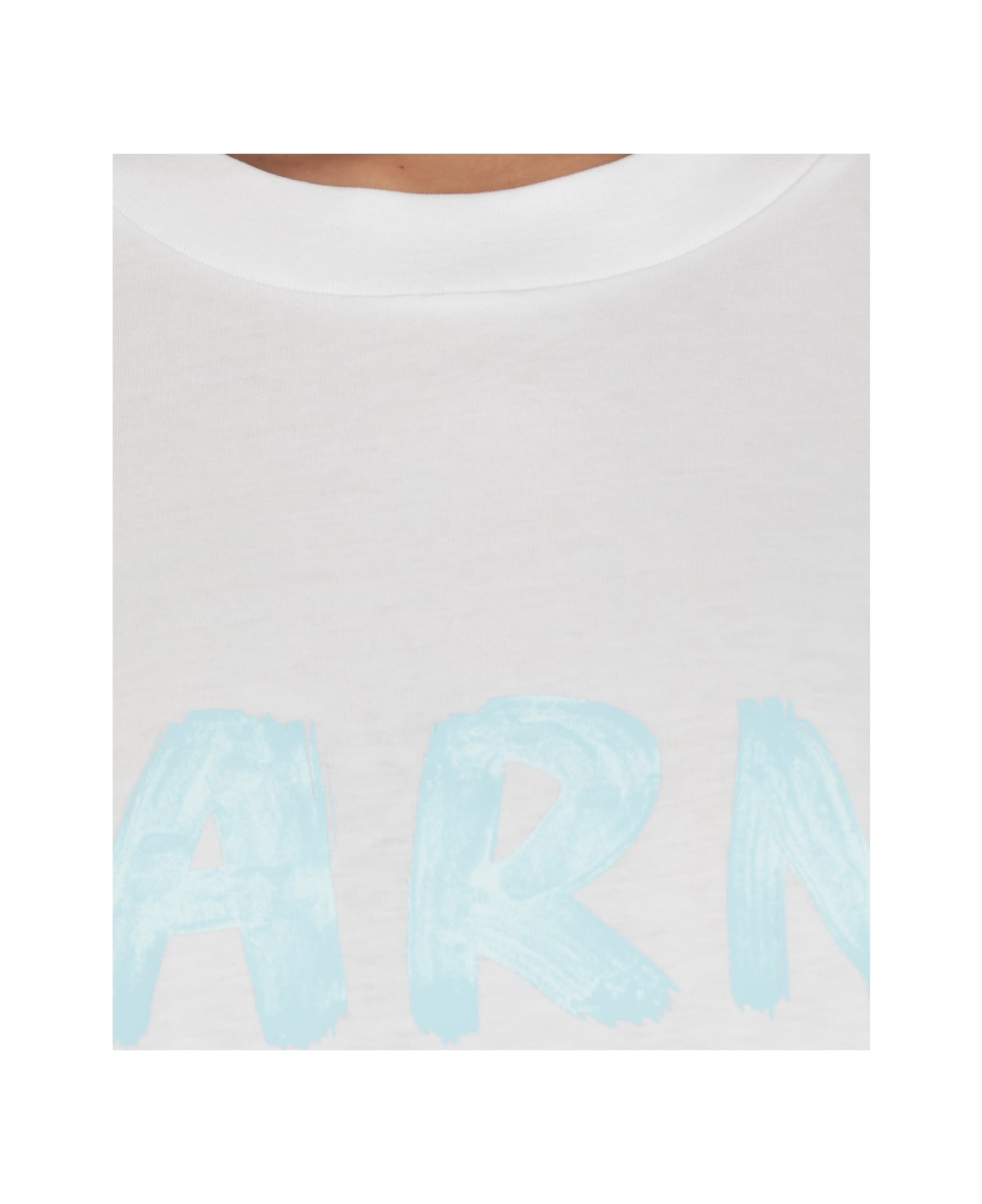 Marni T-shirt With Logo - White Tシャツ