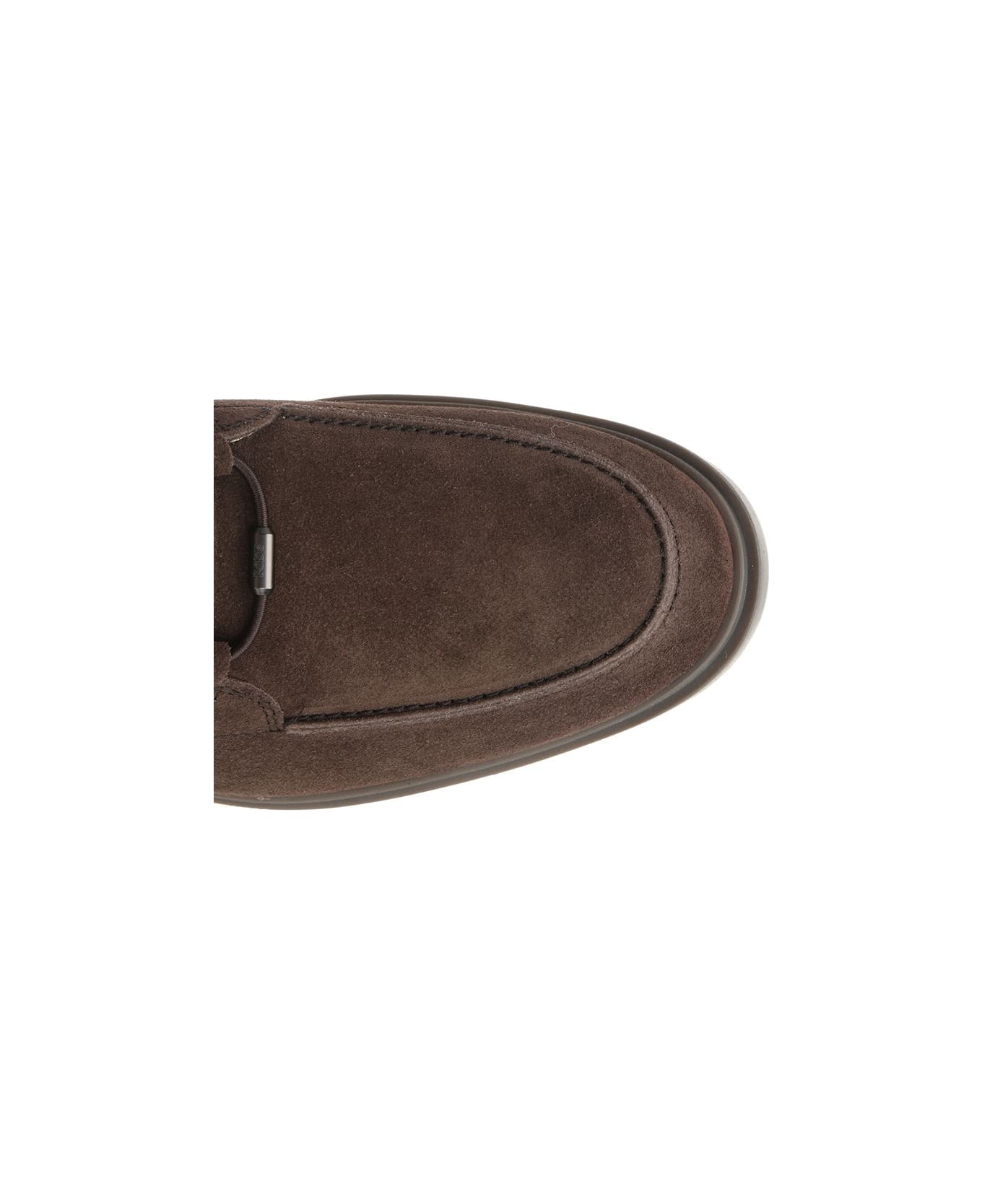 Tod
s Suede Ankle Boot - TESTA MORO