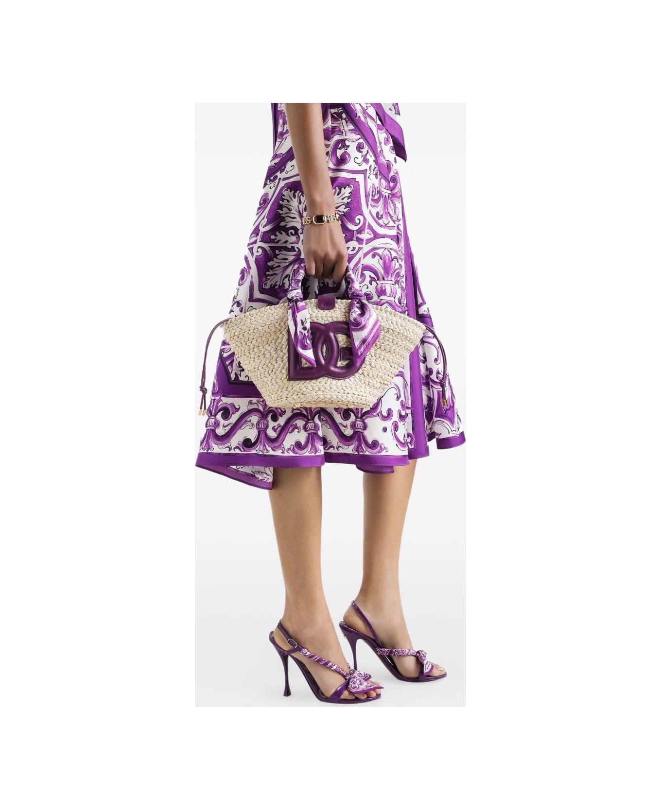 Dolce & Gabbana Dolce &amp; Gabbana Small Kendra Tote Bag - Purple