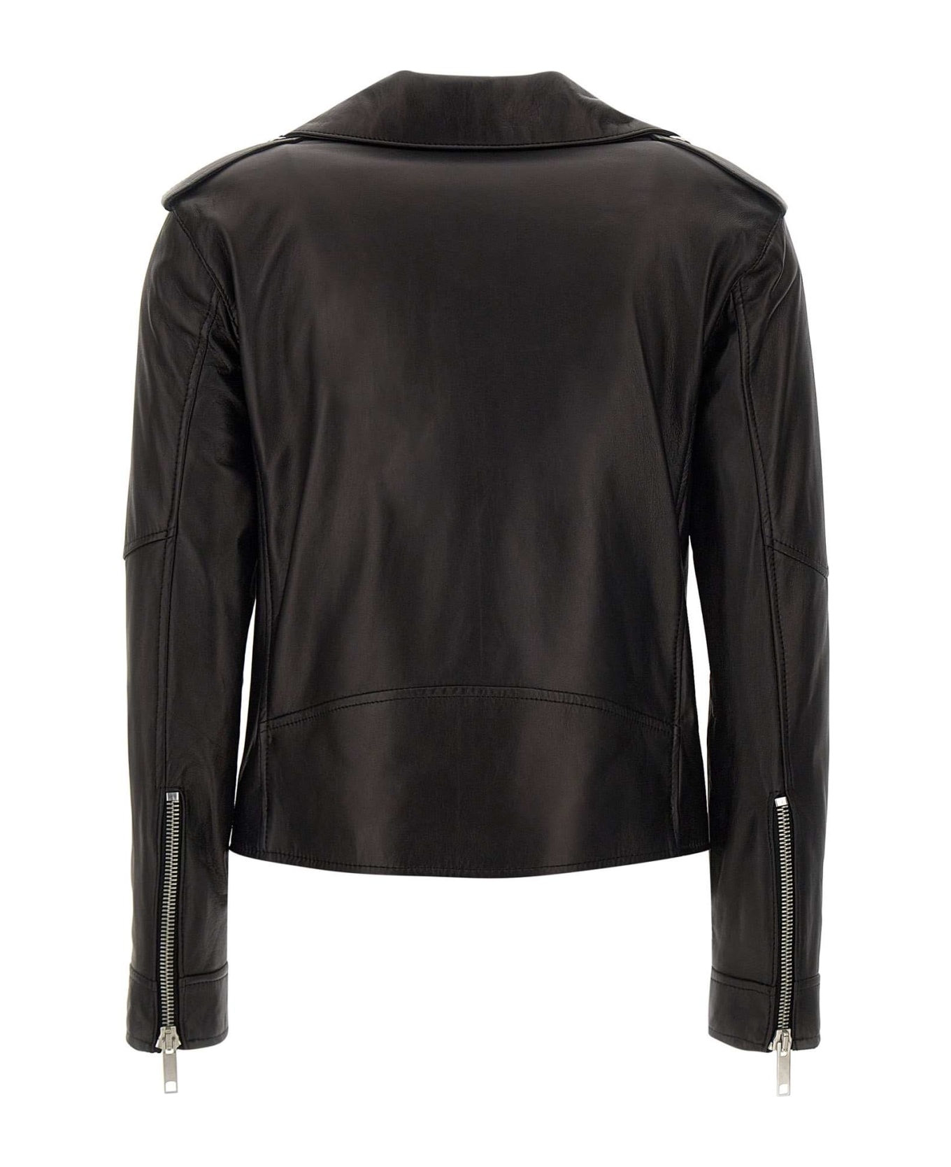 Mono "joan" Leather Jacket - BLACK