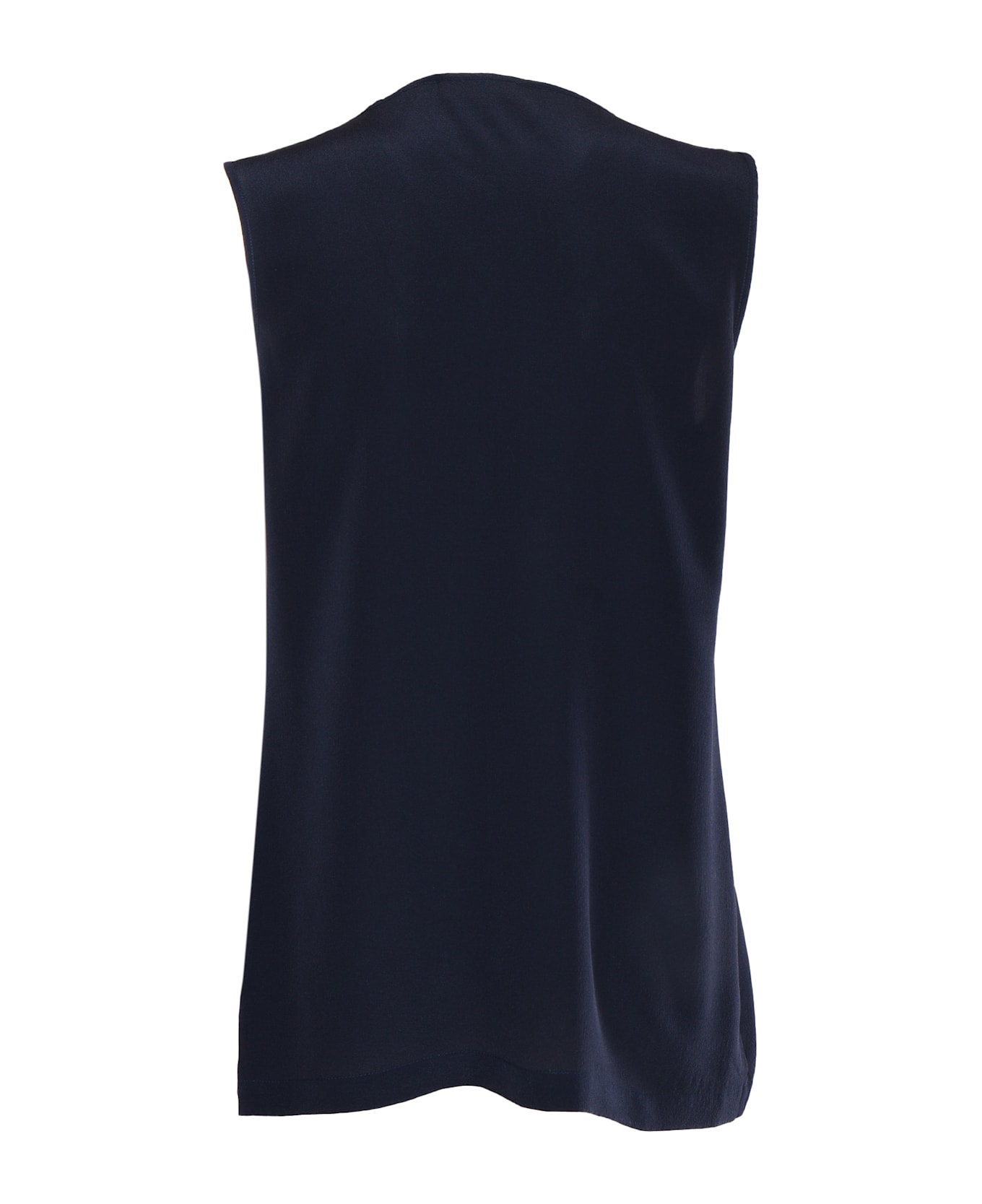 Kangra Silk Tank Top - BLUE
