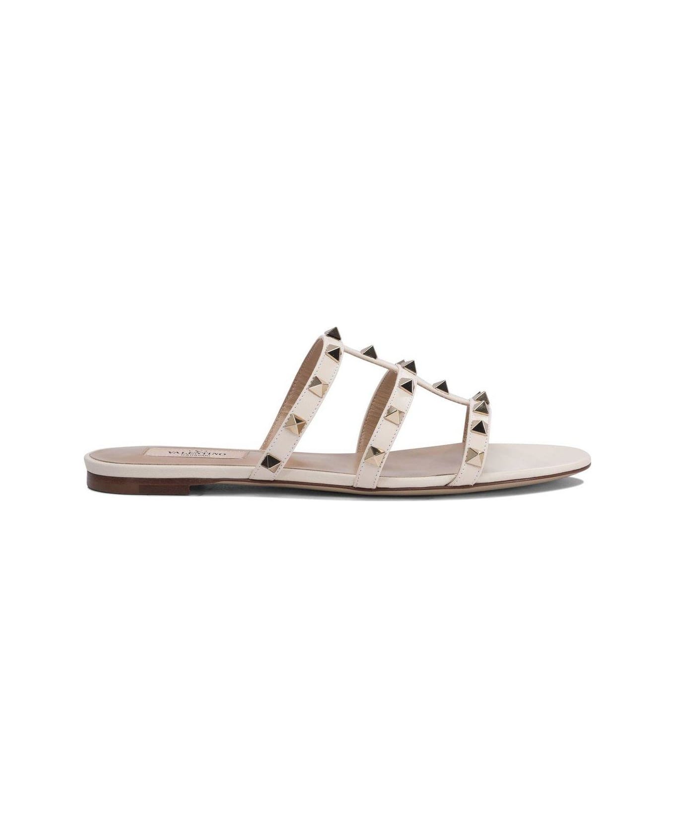 Garavani Rockstud Slip-on Flat Sandals