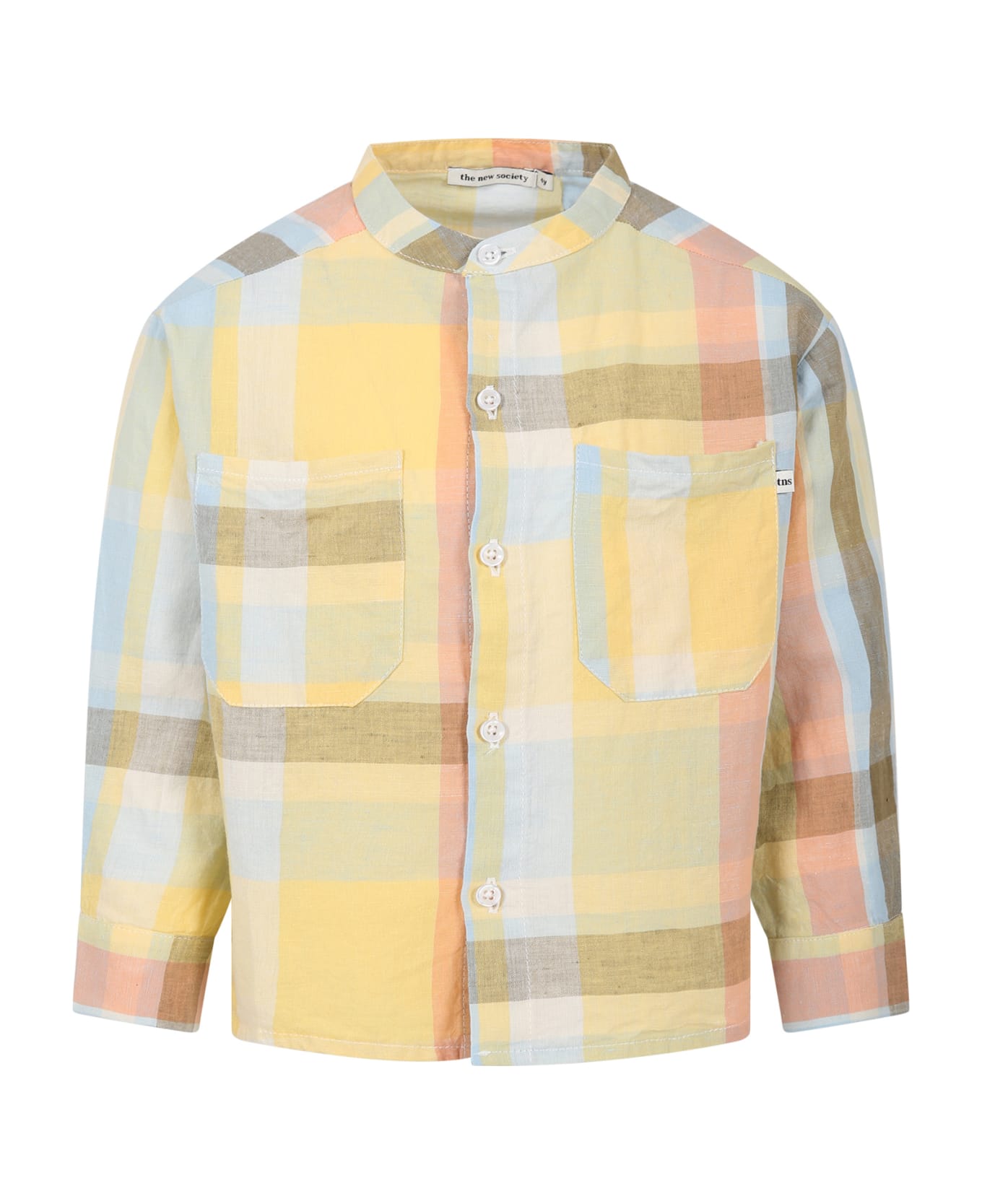 The New Society Multicolor Shirt For Boy With Logo - Multicolor