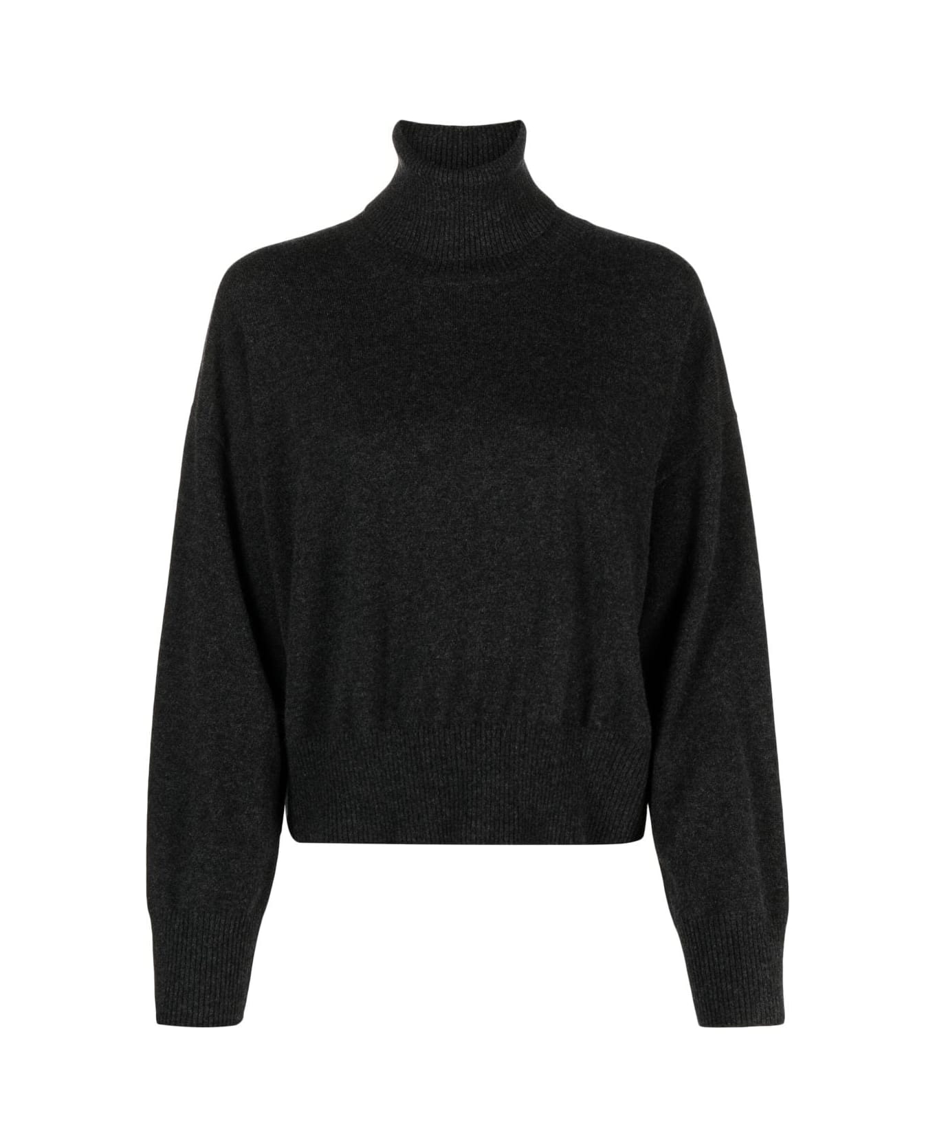 Parosh Turtle Neck Sweater - Dark Grey ニットウェア
