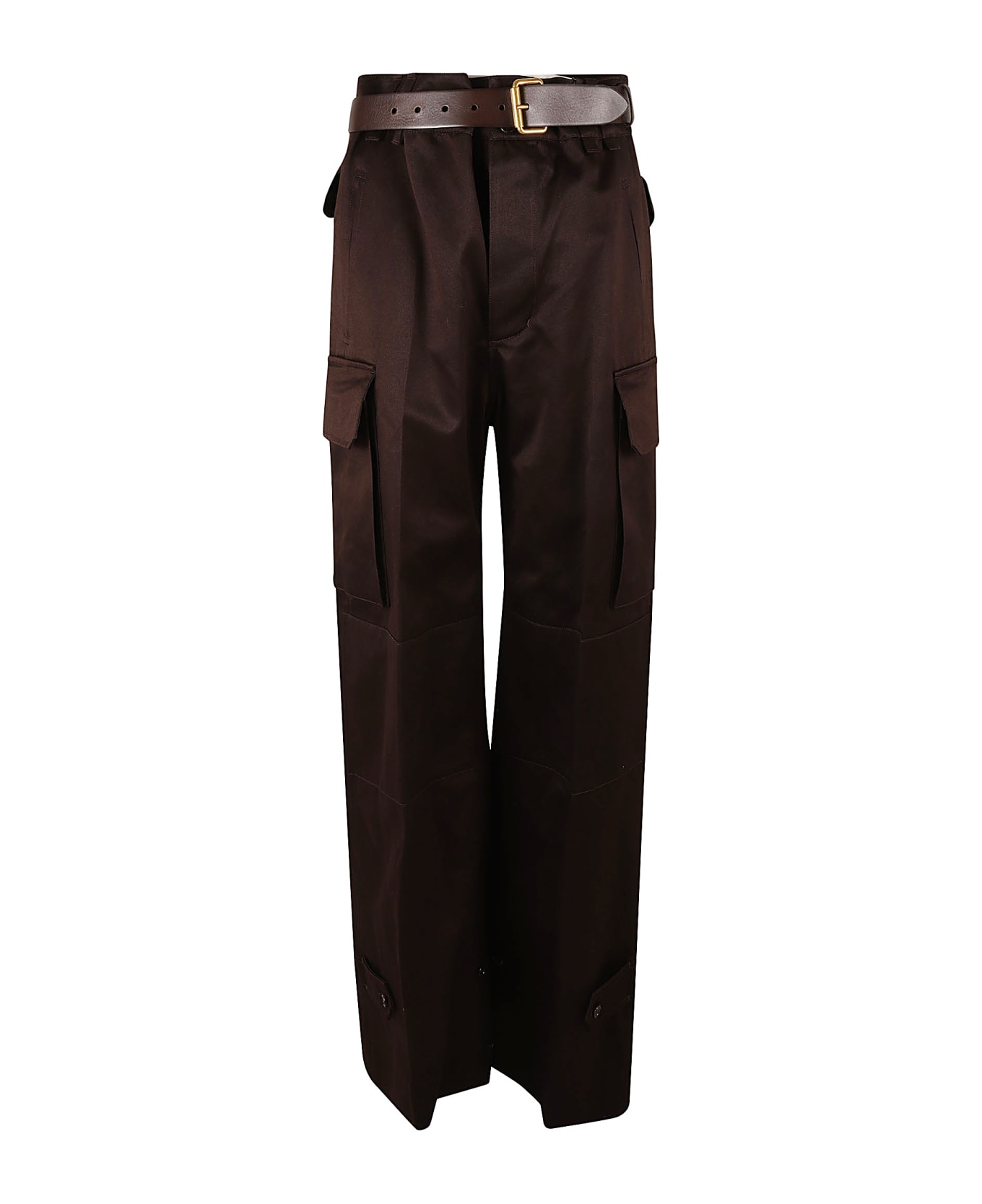 Saint Laurent Irina Cargo Pants - Brown