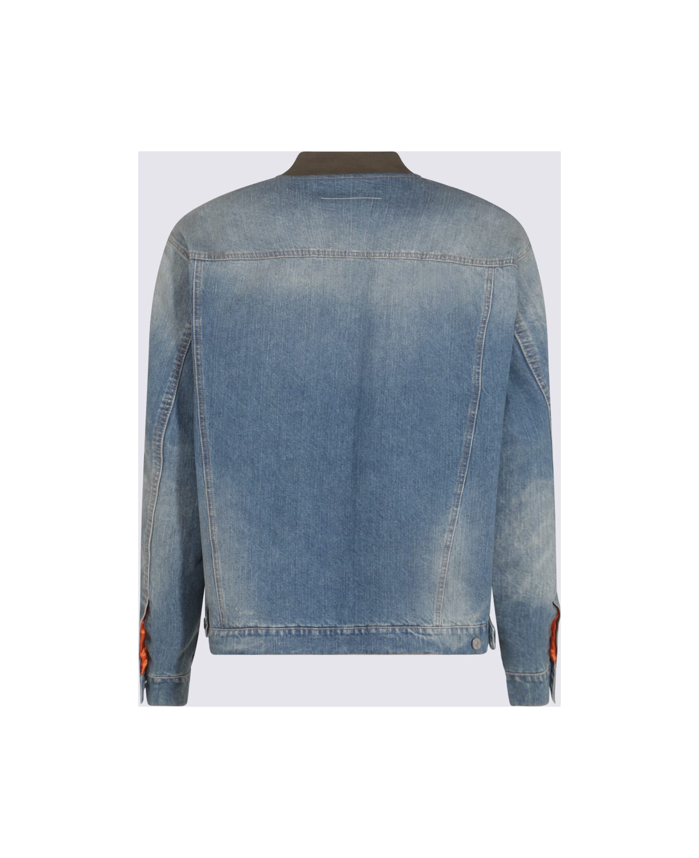 MM6 Maison Margiela Bimaterial Bomber Jacket - Multicolor