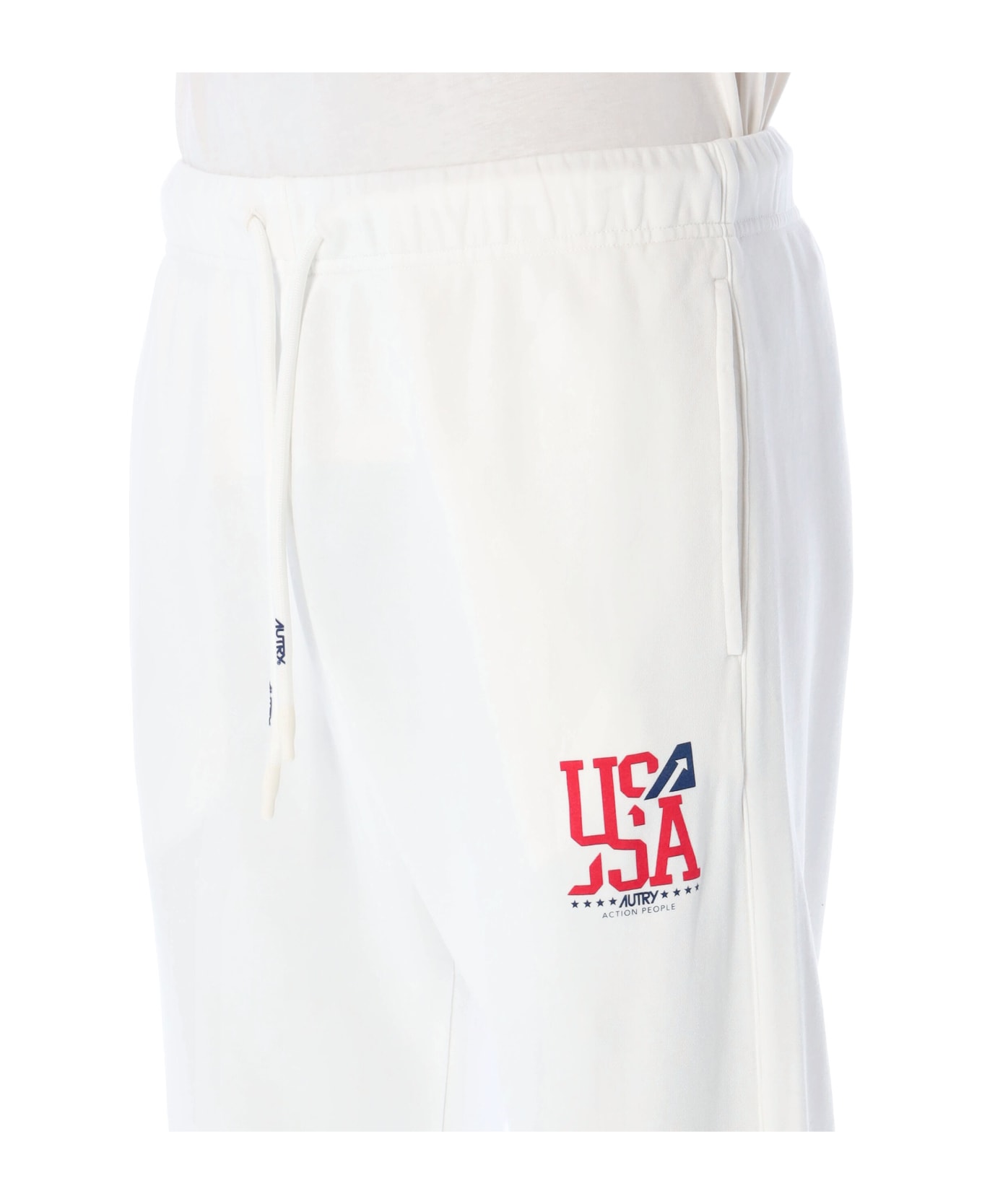 Autry Iconic Action Joggers - ACTION WHITE