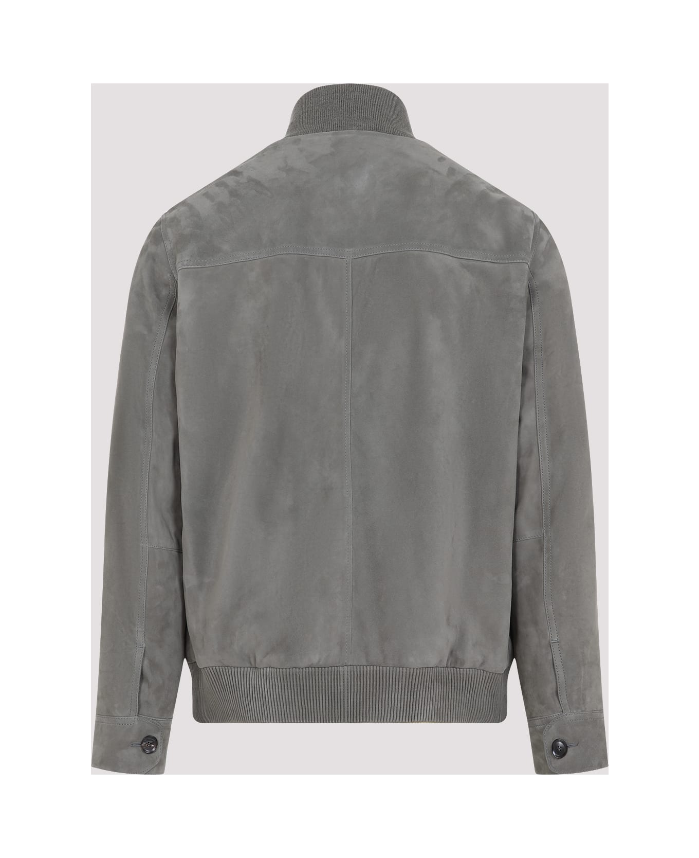 Brioni Suede Leather Blouson - Loden