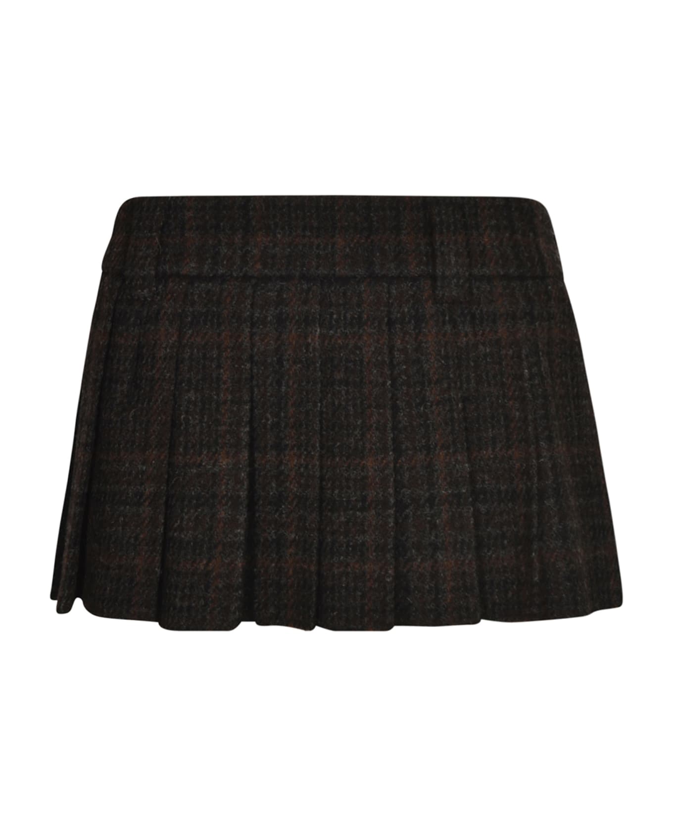 Miu Miu Pleated Tweed Short Skirt | italist, ALWAYS LIKE A SALE