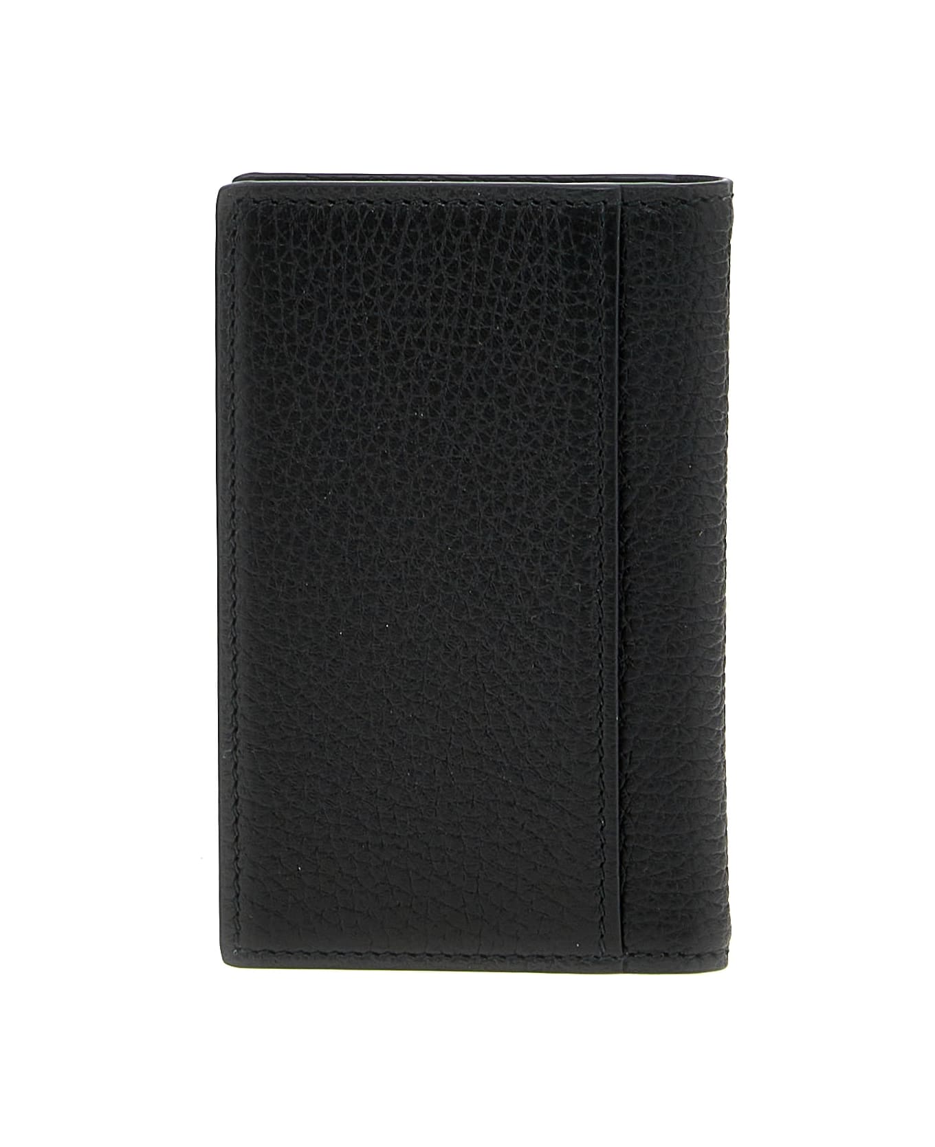 Gucci Logo Continental Card Holder - Black