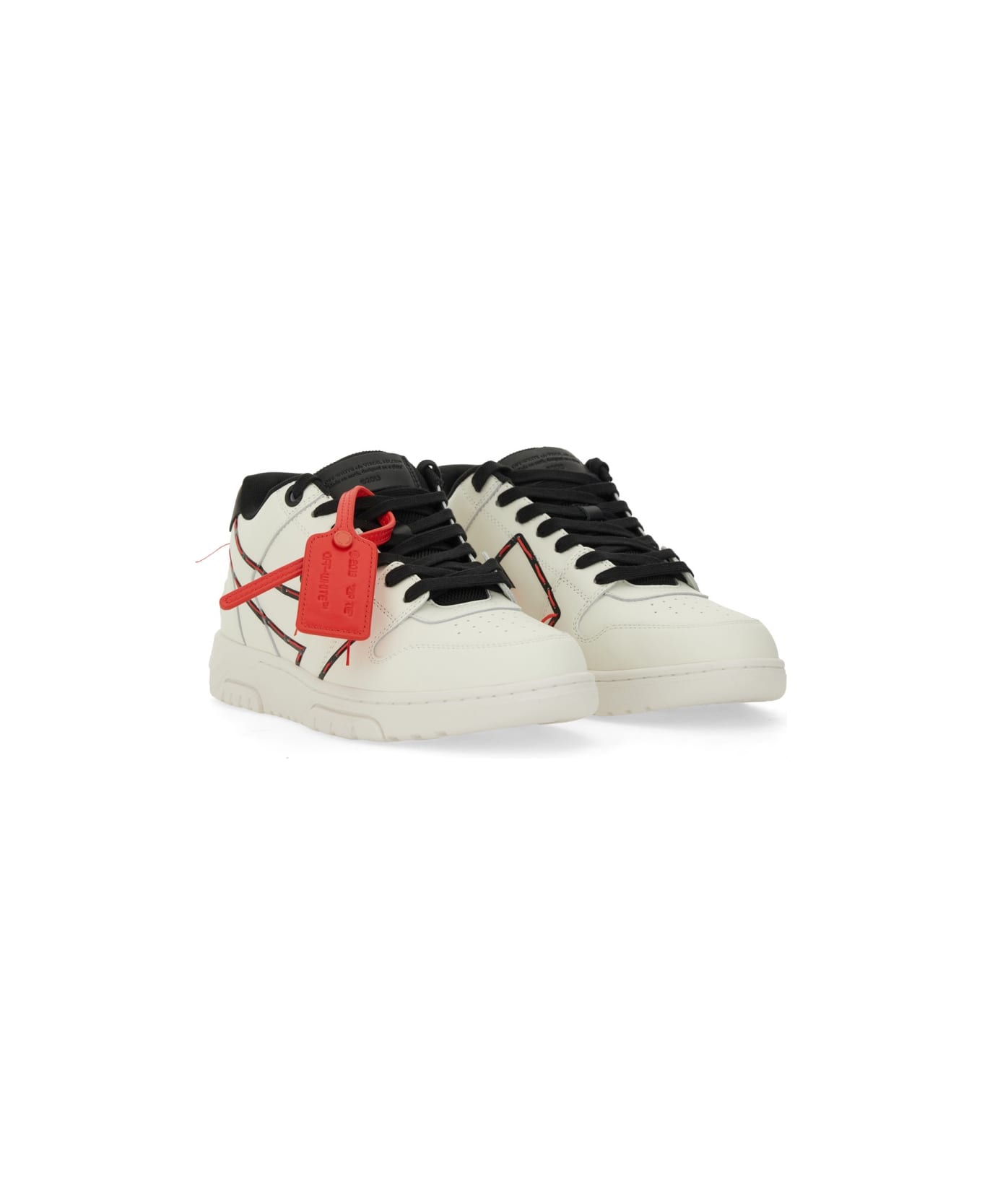 Off-White Leather Sneaker - WHITE