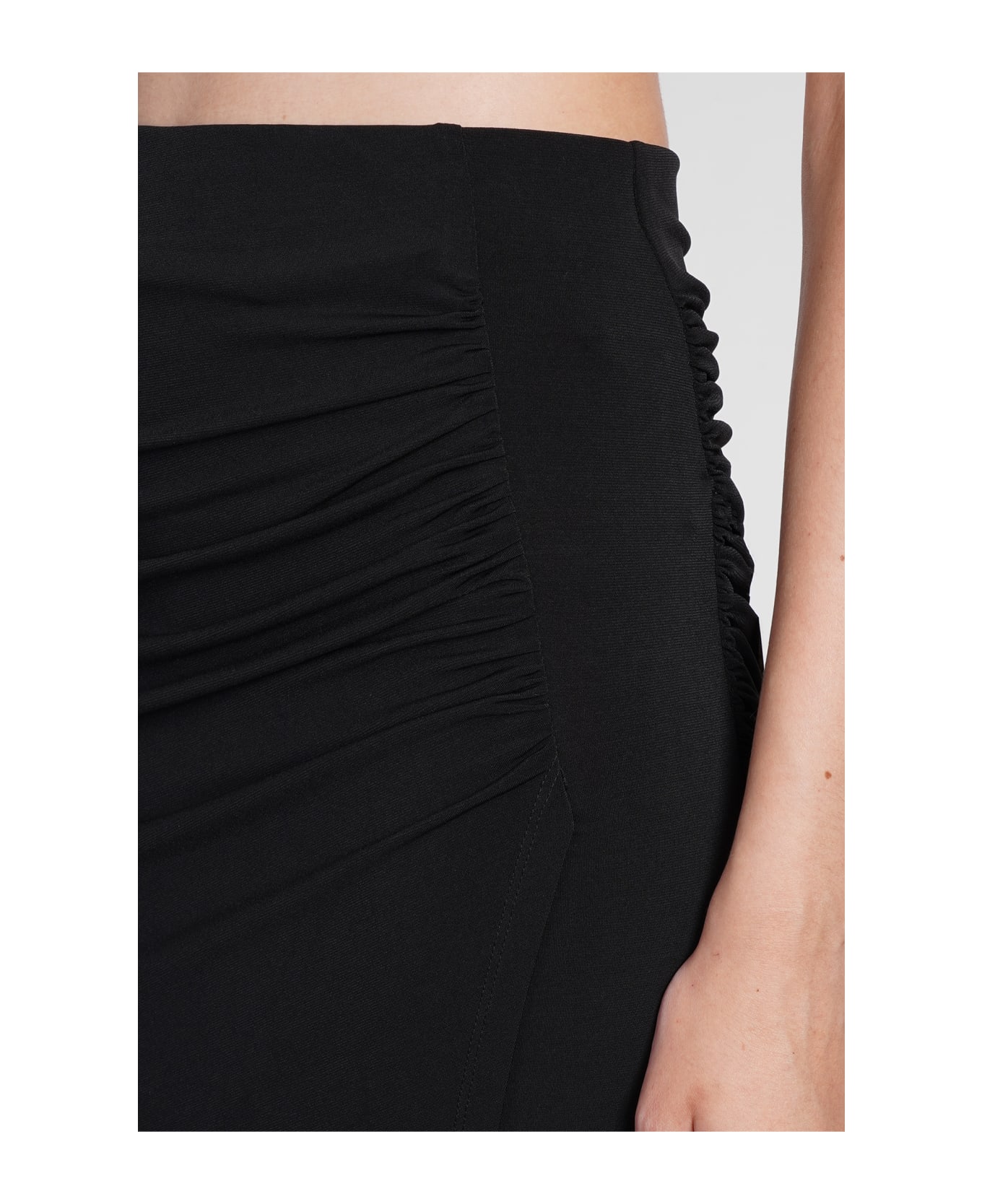 Hervé Léger Skirt In Black Polyester - black