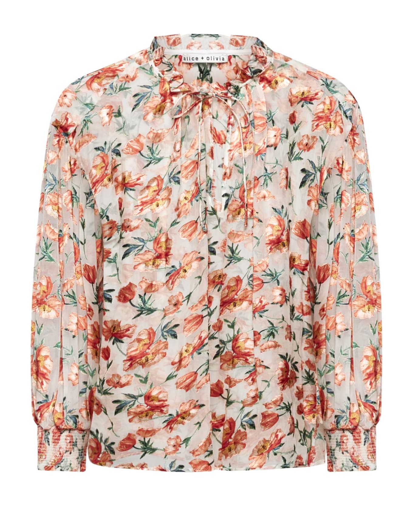 Alice + Olivia Shirt - Falling for you off white
