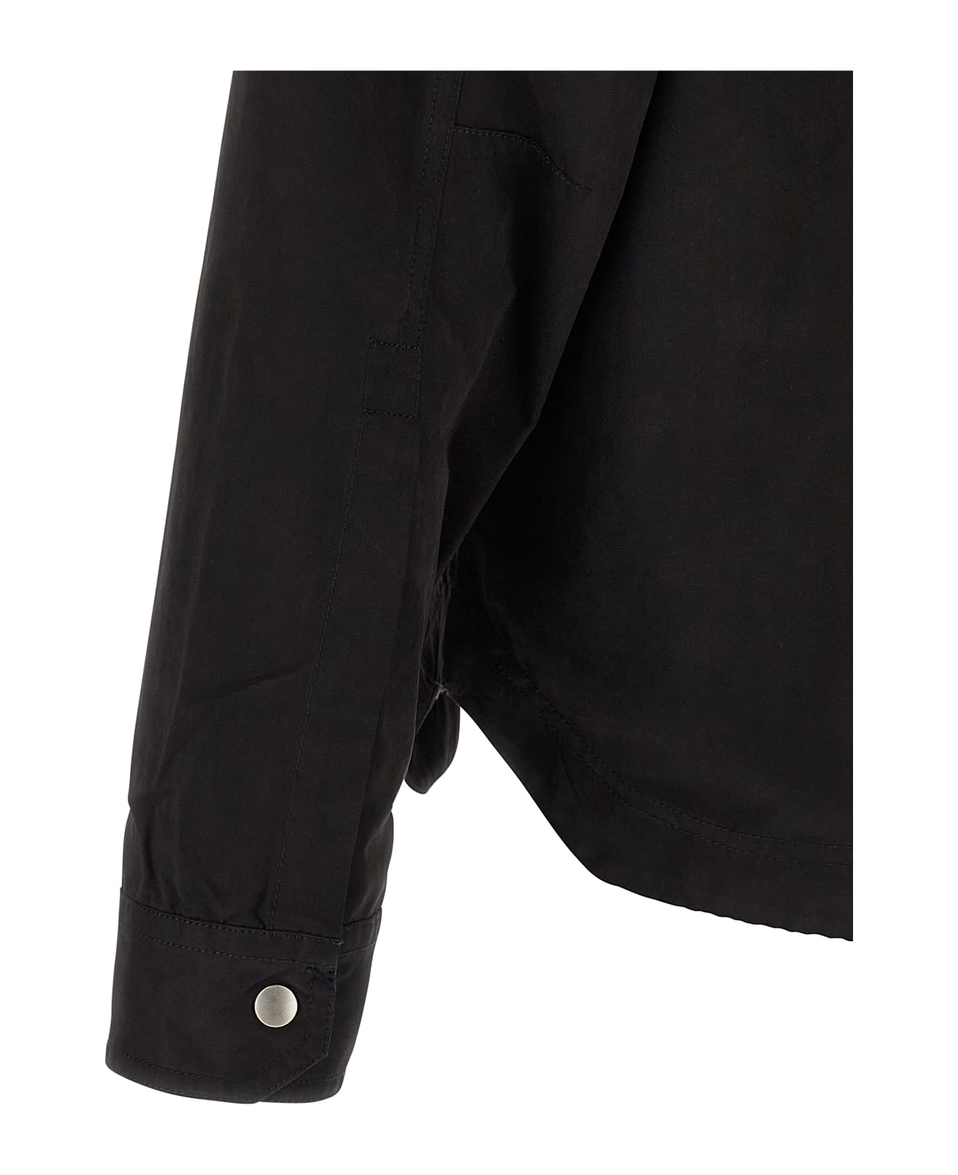 Thom Krom Peach Hand Shirt - Black  
