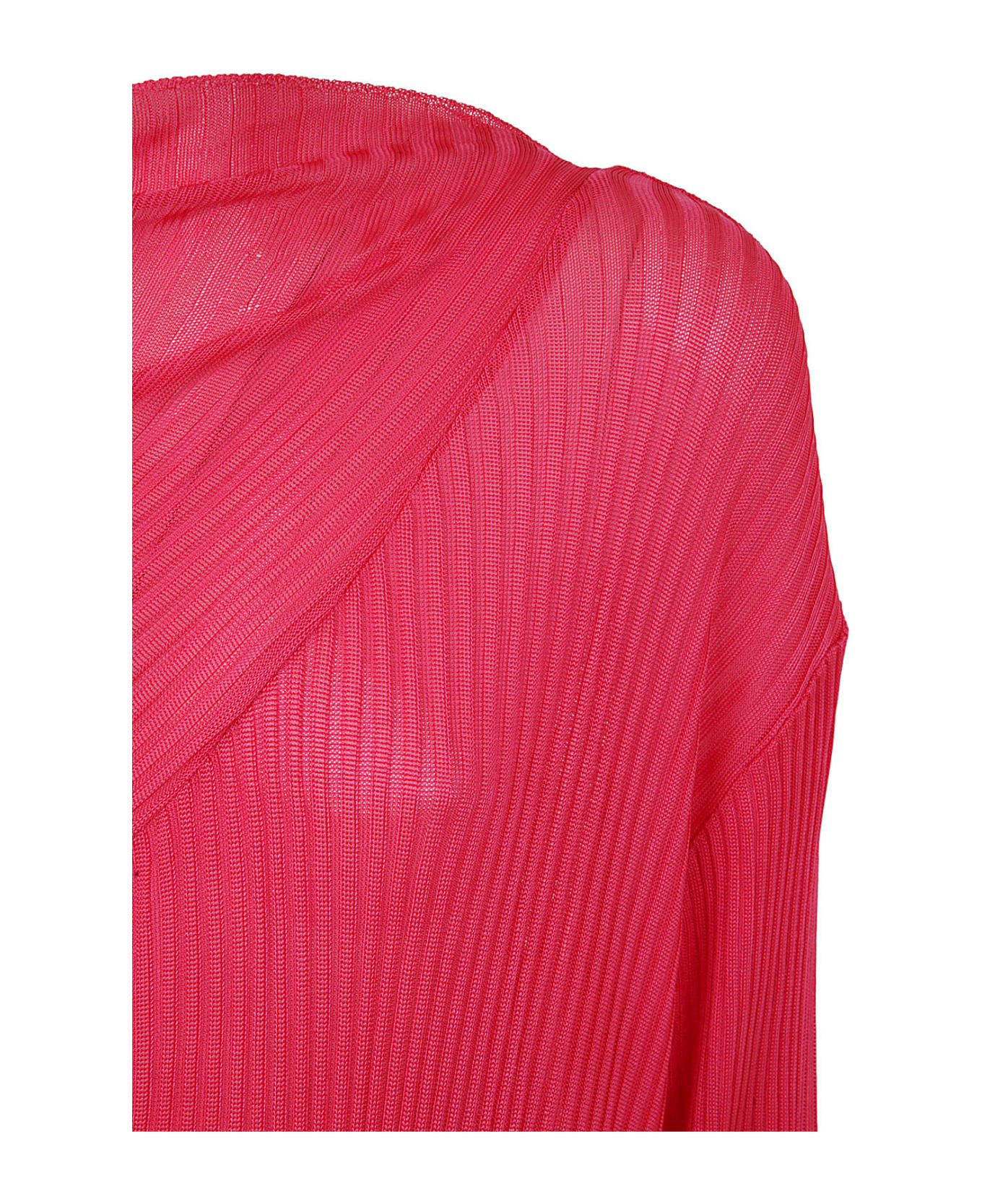 Marques'Almeida Draped Neck Dress - Pink
