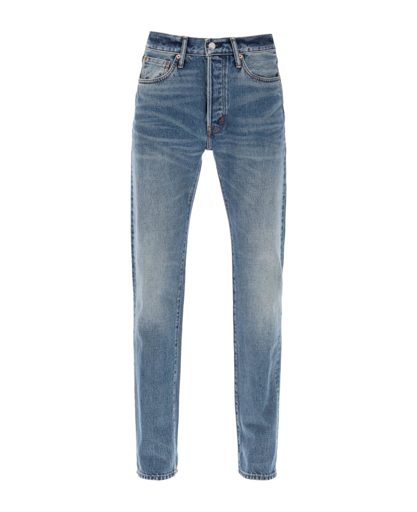 Tom Ford Regular Fit Jeans - NEW STRONG HIGH LOW (Blue)
