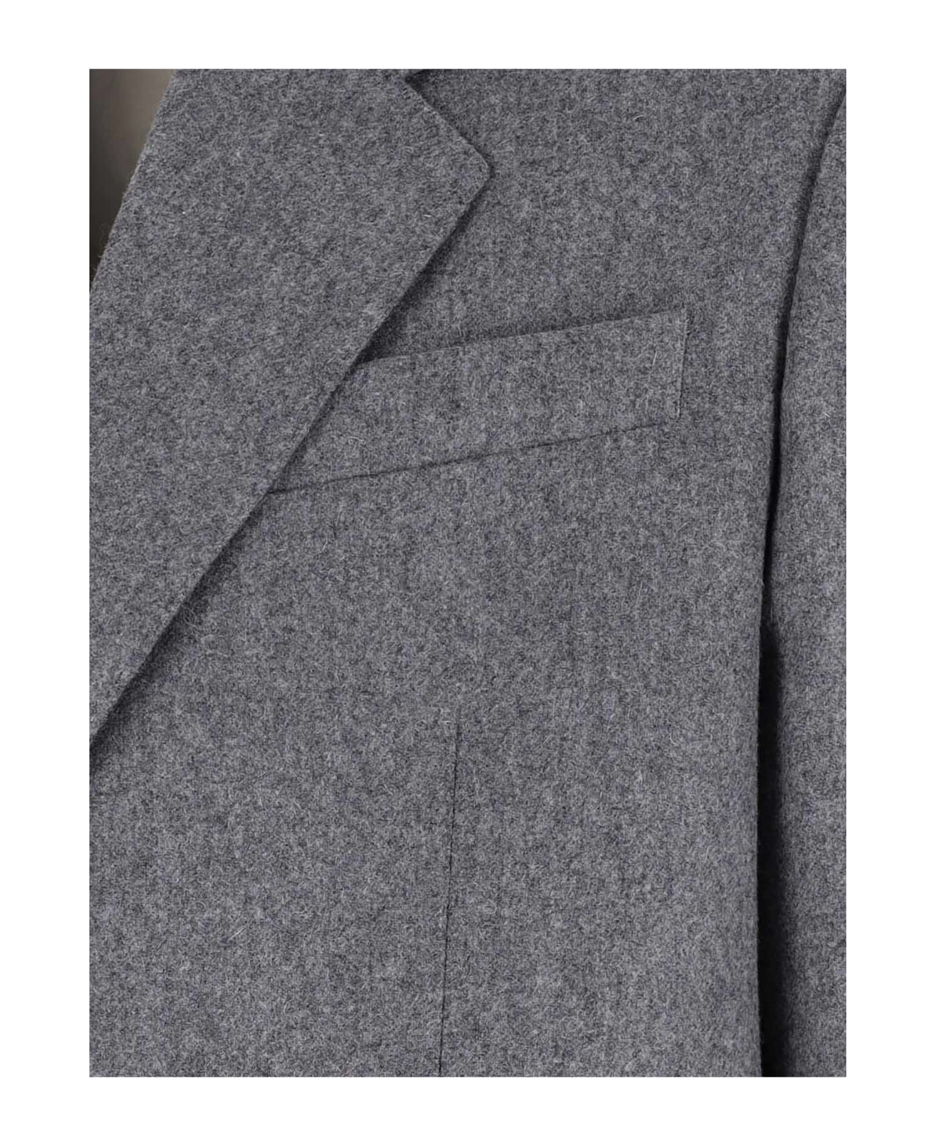 Ami Alexandre Mattiussi Single-breasted Blazer - Gray