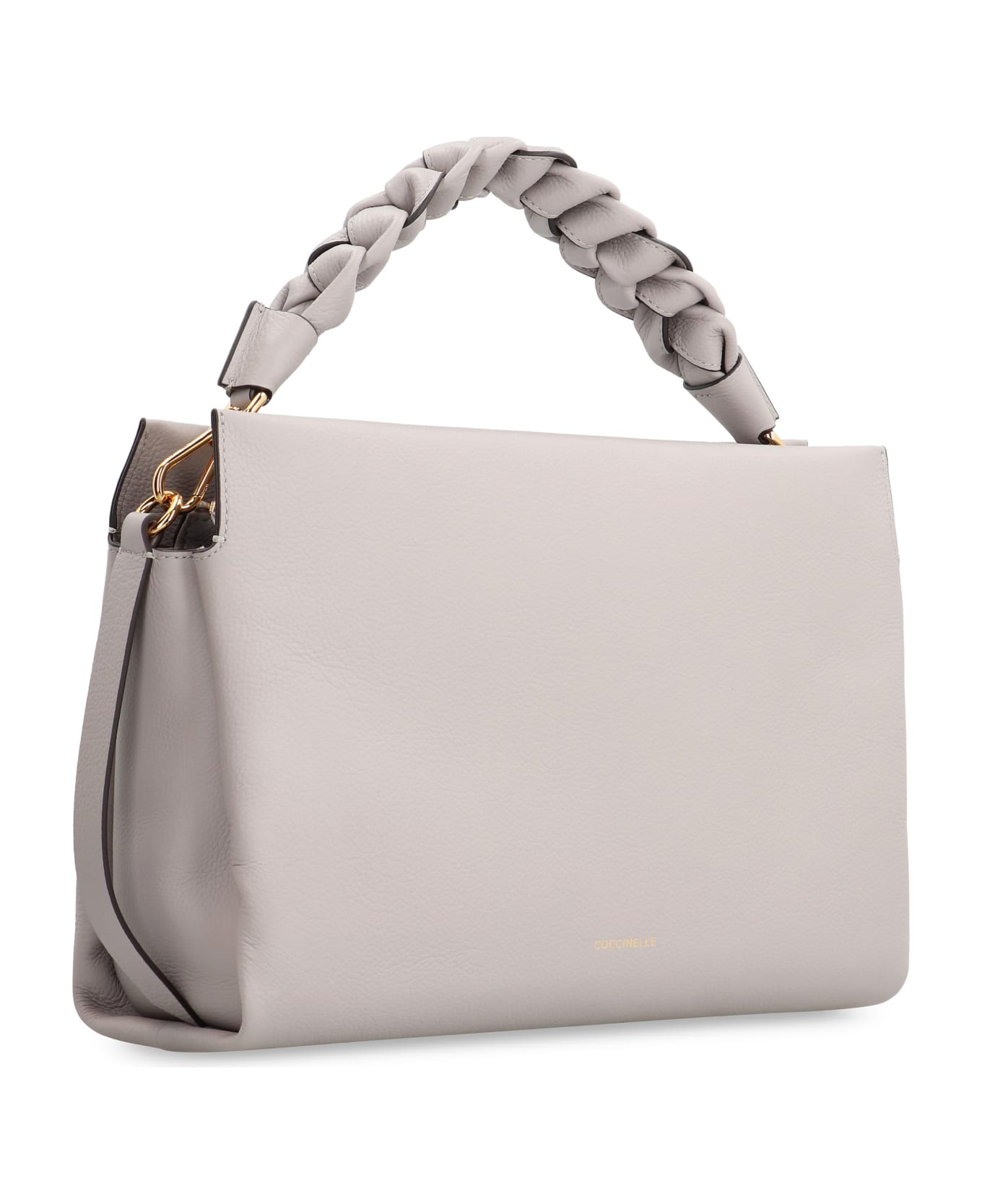 Coccinelle Boheme Leather Handbag - grey