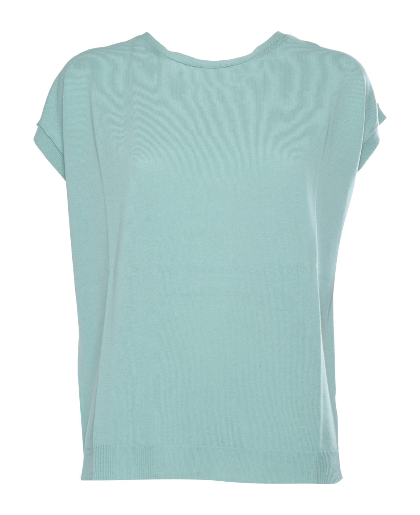 Kangra Knit T-shirt - LIGHT BLUE