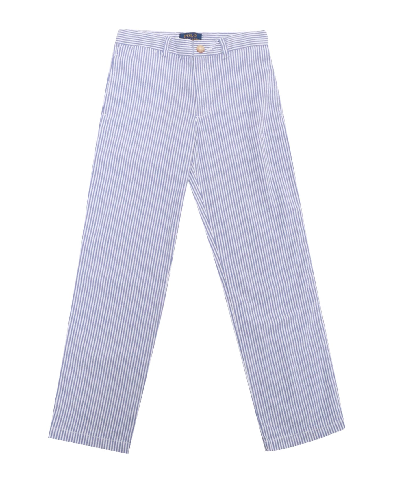 Polo Ralph Lauren Striped Trousers - BLUE ボトムス