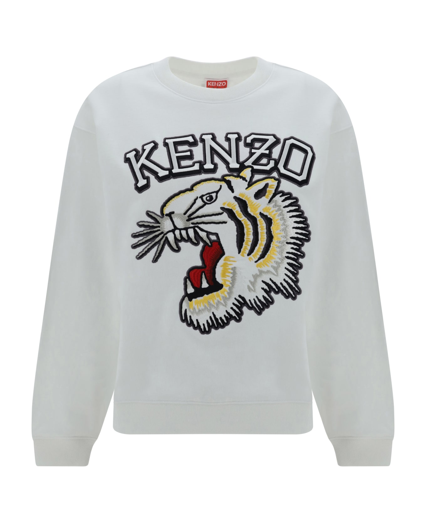 Kenzo Tiger Varsity Sweatshirt - Off White フリース